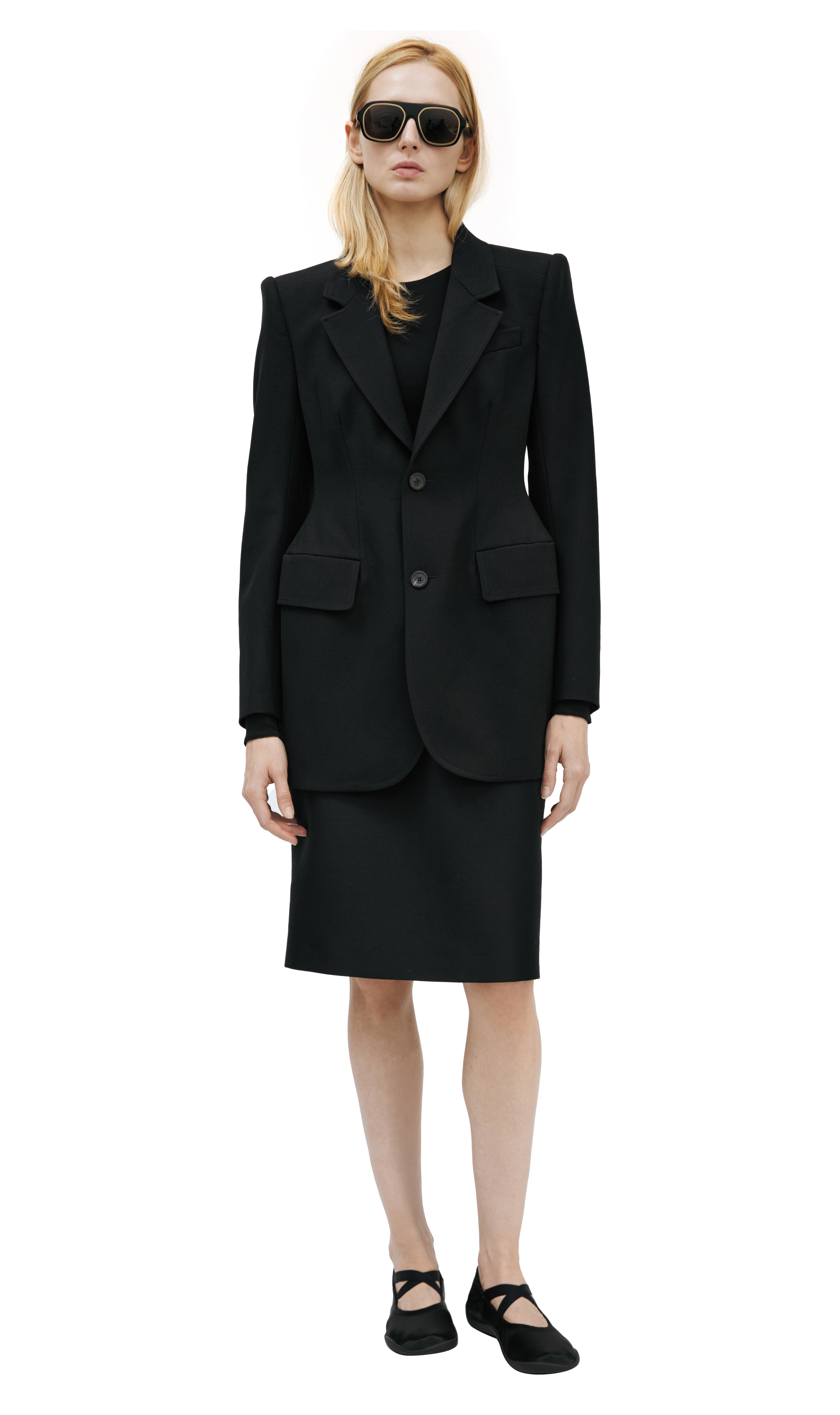 Balenciaga Single-breasted wool jacket