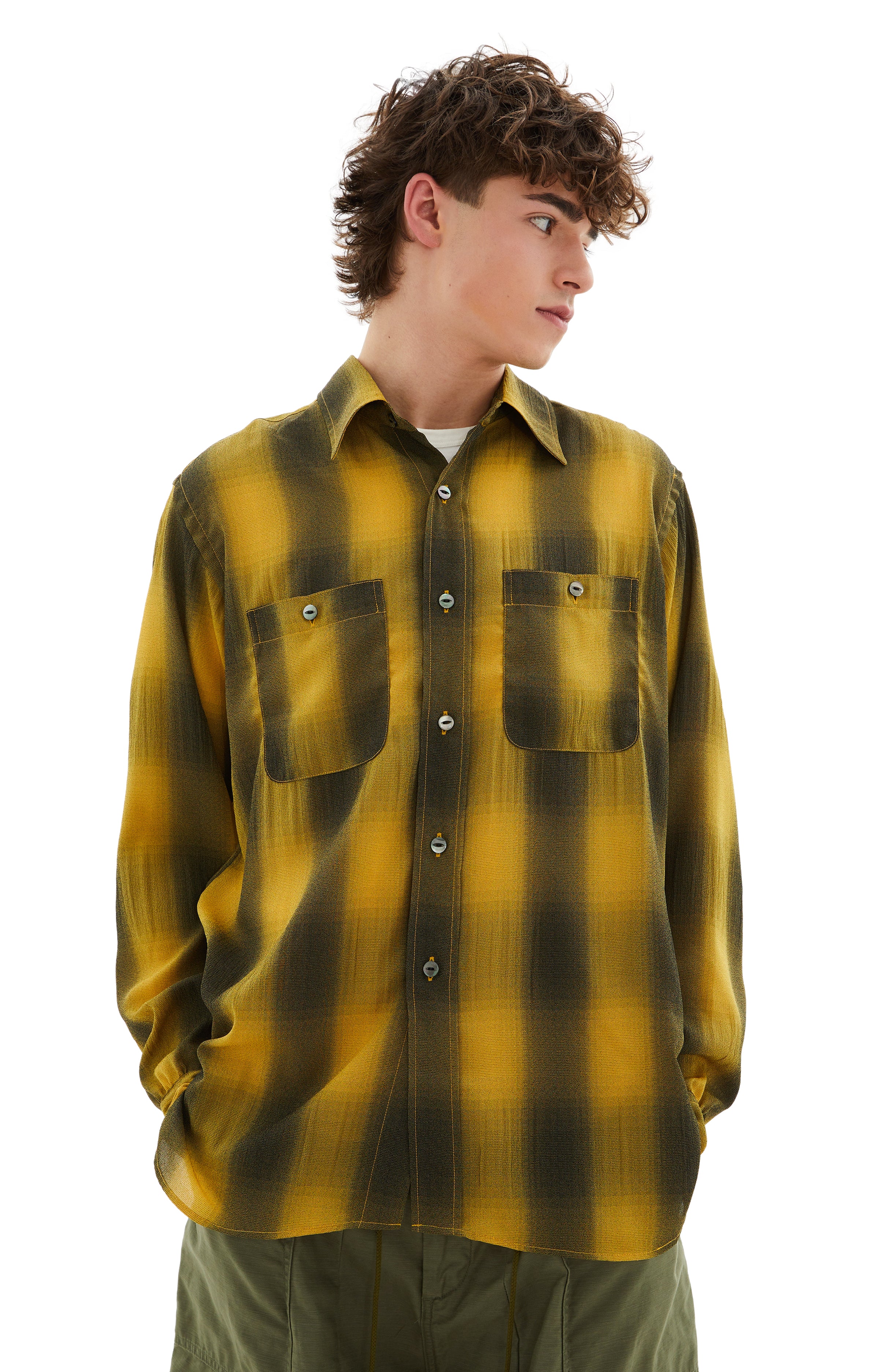Buy Needles men needles work shirt for $168 online on SV77