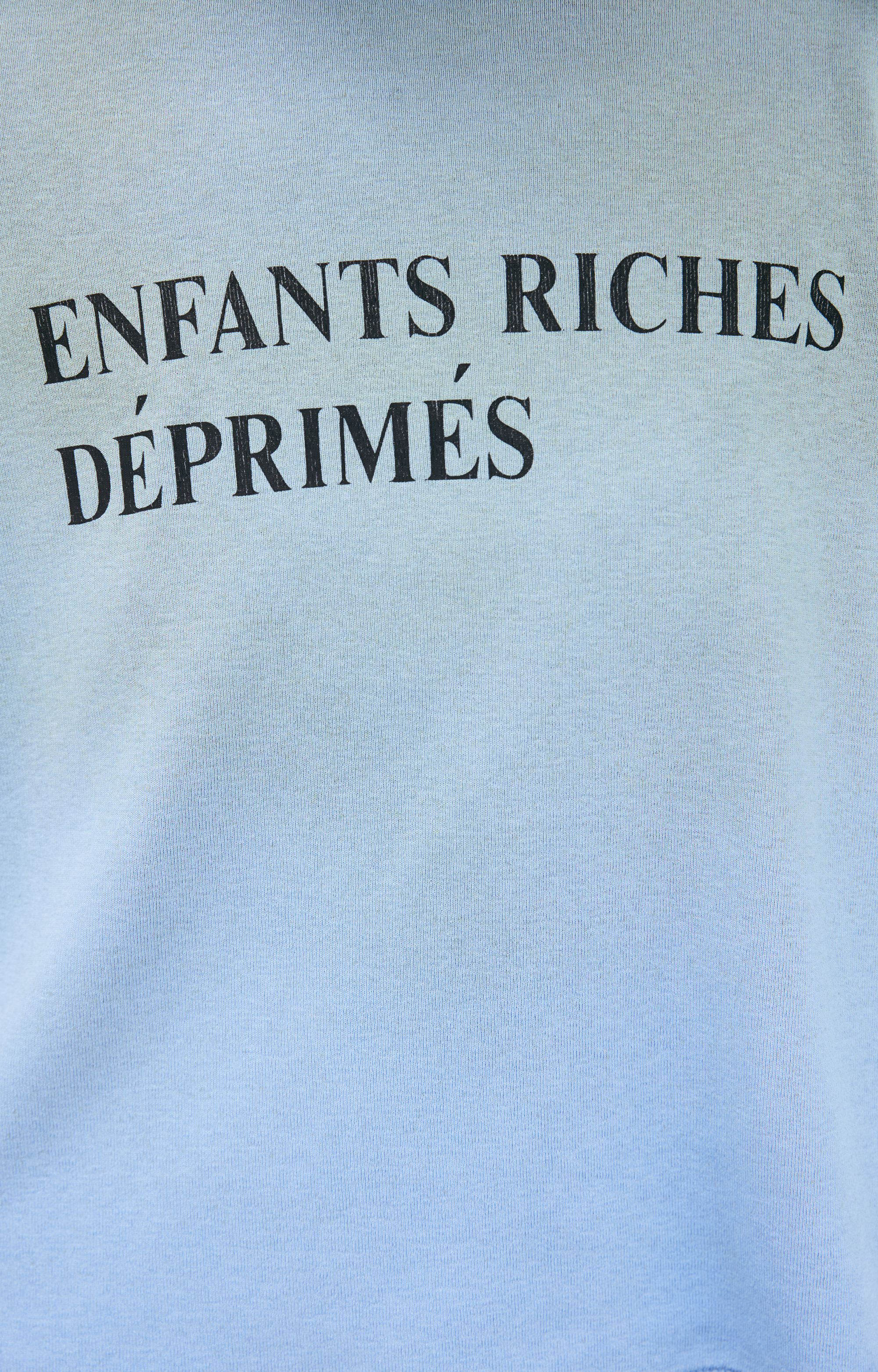 Buy Enfants Riches Déprimés women blue t-shirt with a distressed