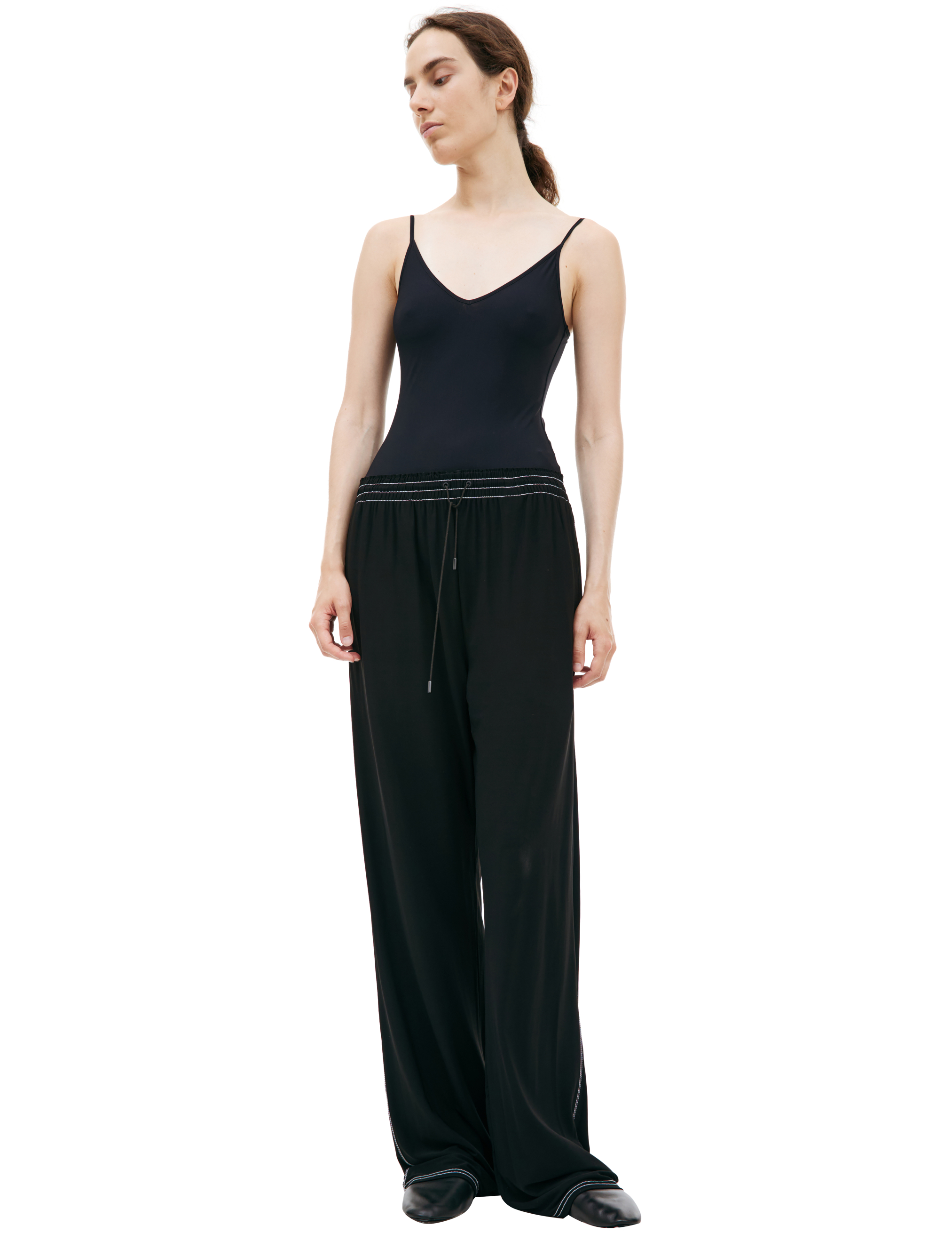 Shop Jil Sander Black V-neck Body