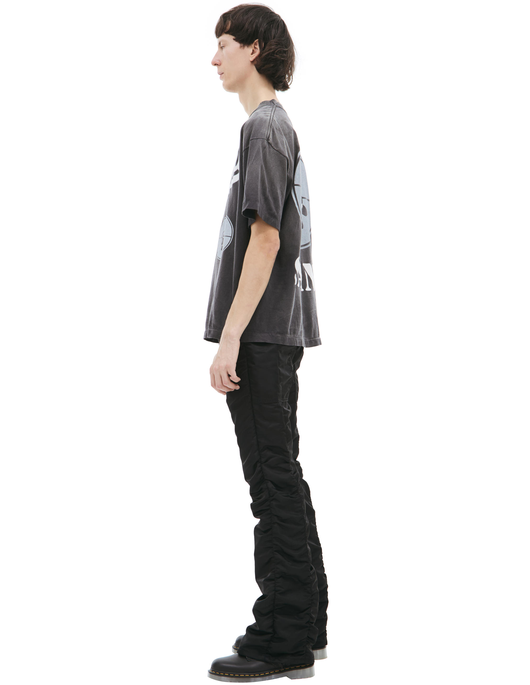 Saint Mxxxxxx X Public Enemy T-shirt In Grey