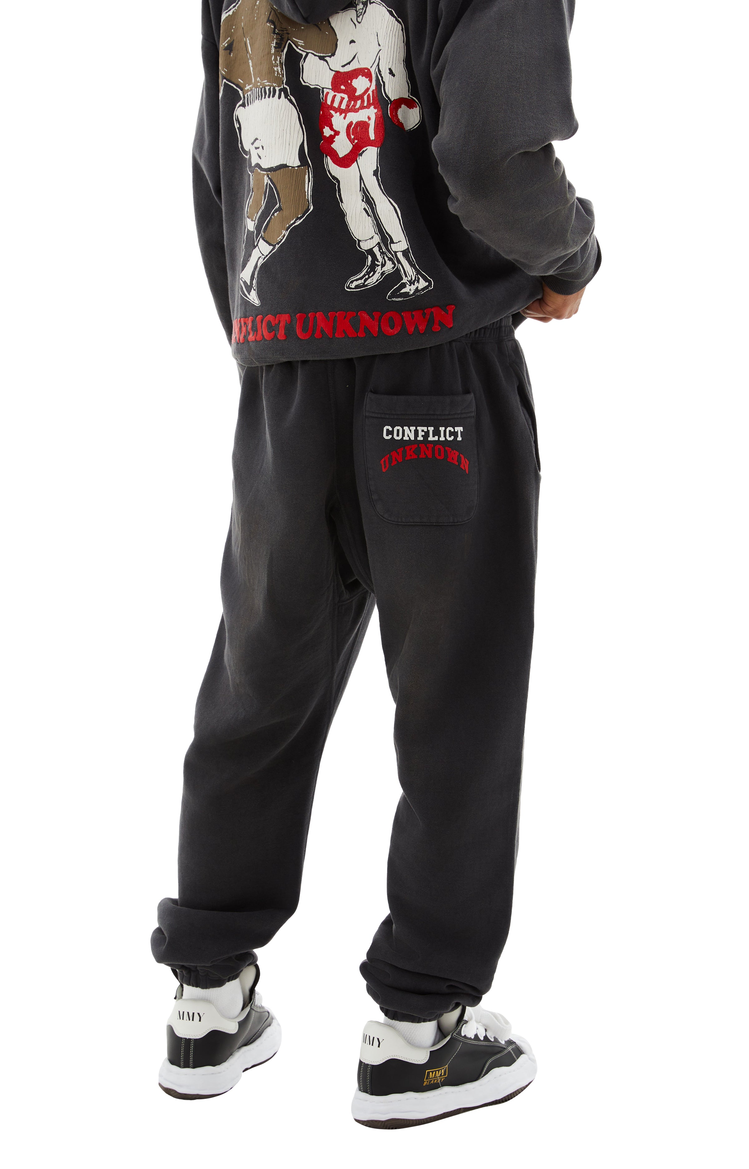 Buy Saint Mxxxxxx men saint tears struggle sweatpants for $420