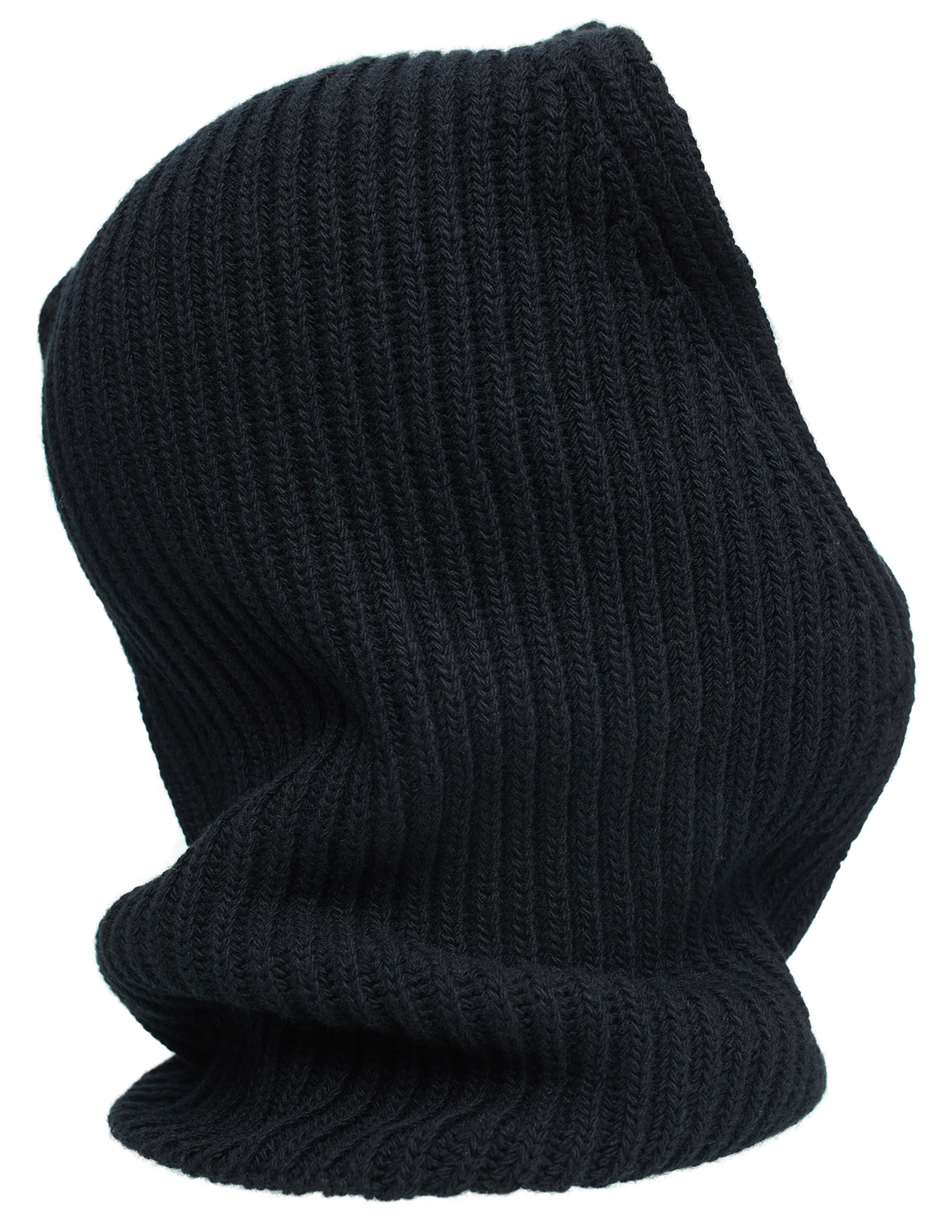 Jil Sander Black wool bonnet