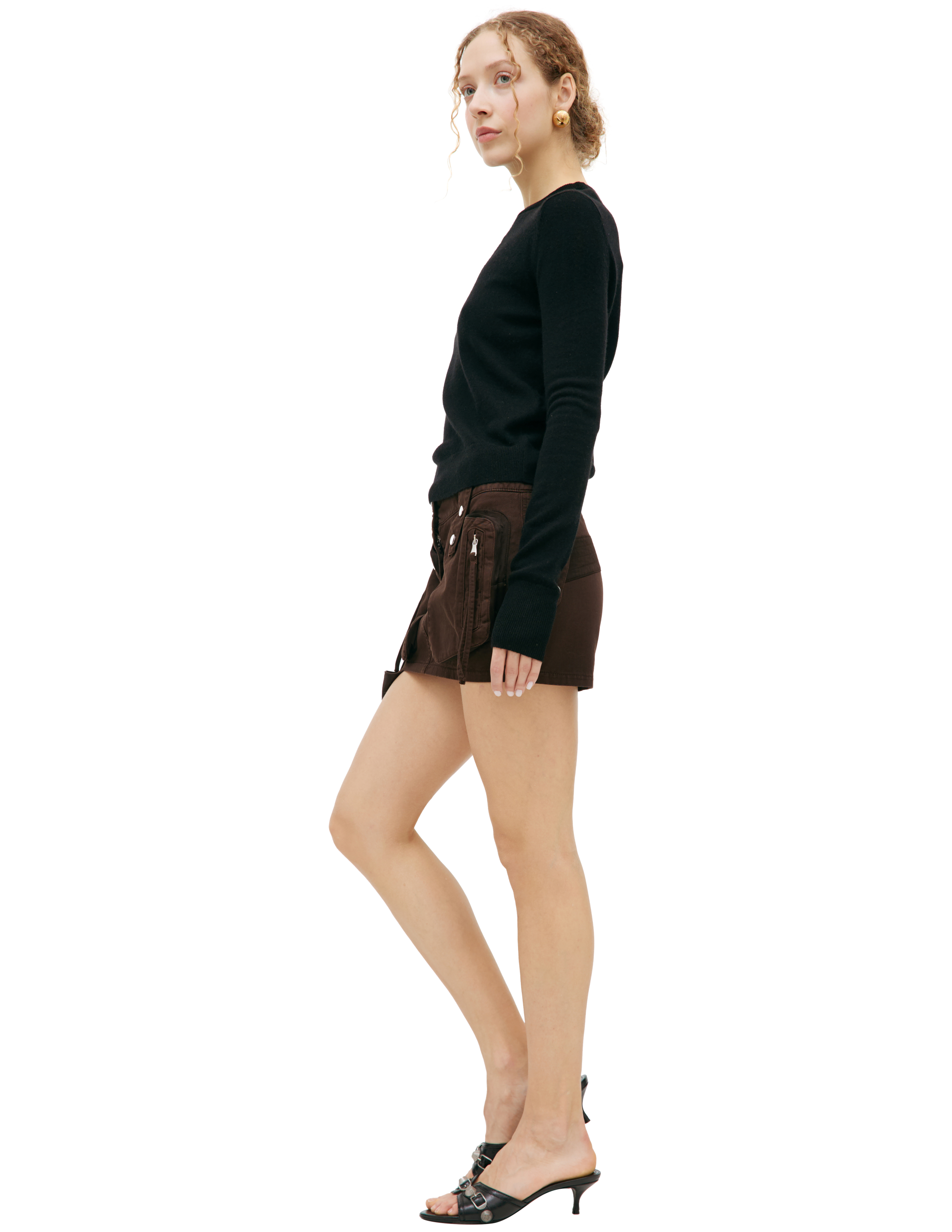 Diesel Black Wool Sweater In Black