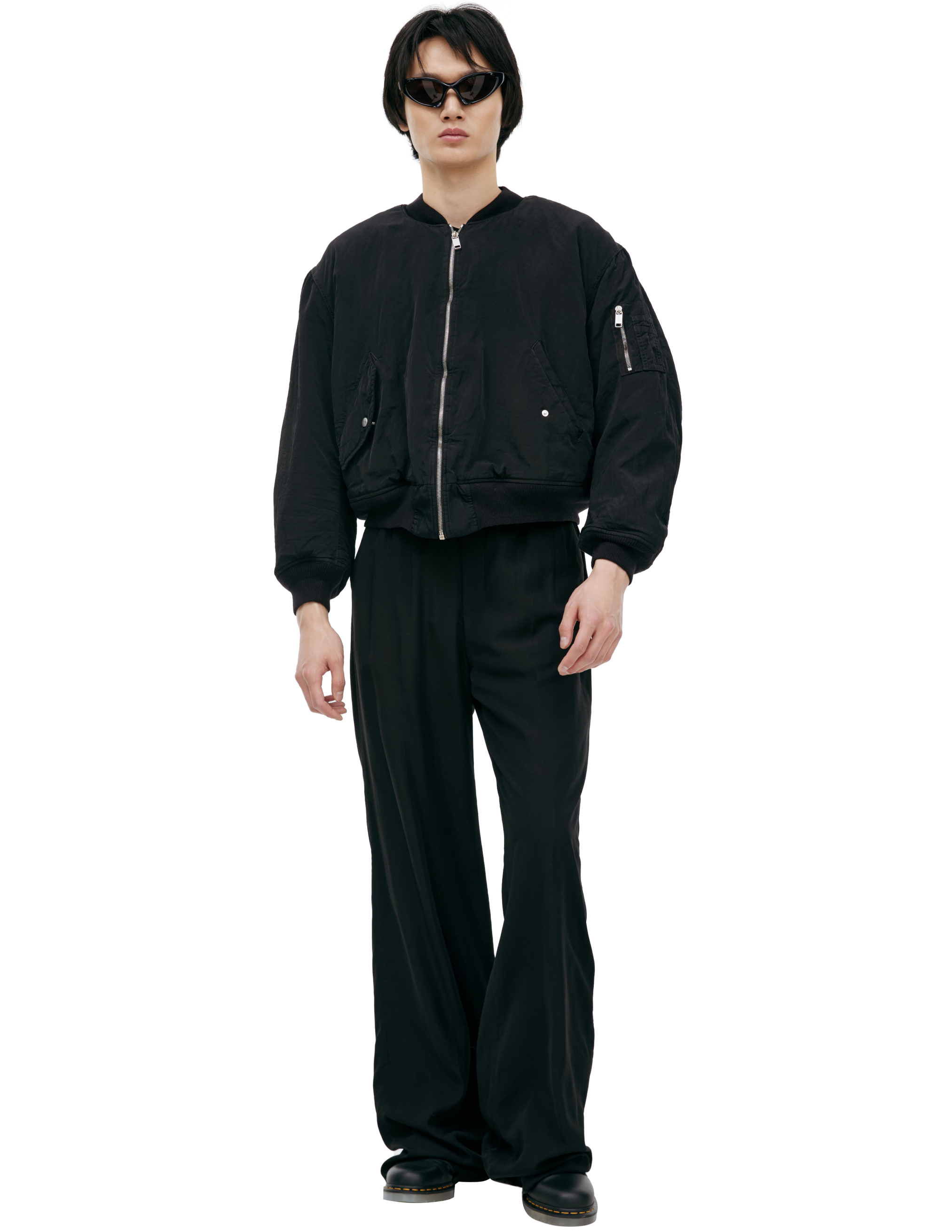Enfants Riches Deprimes Black Print Bomber In Black