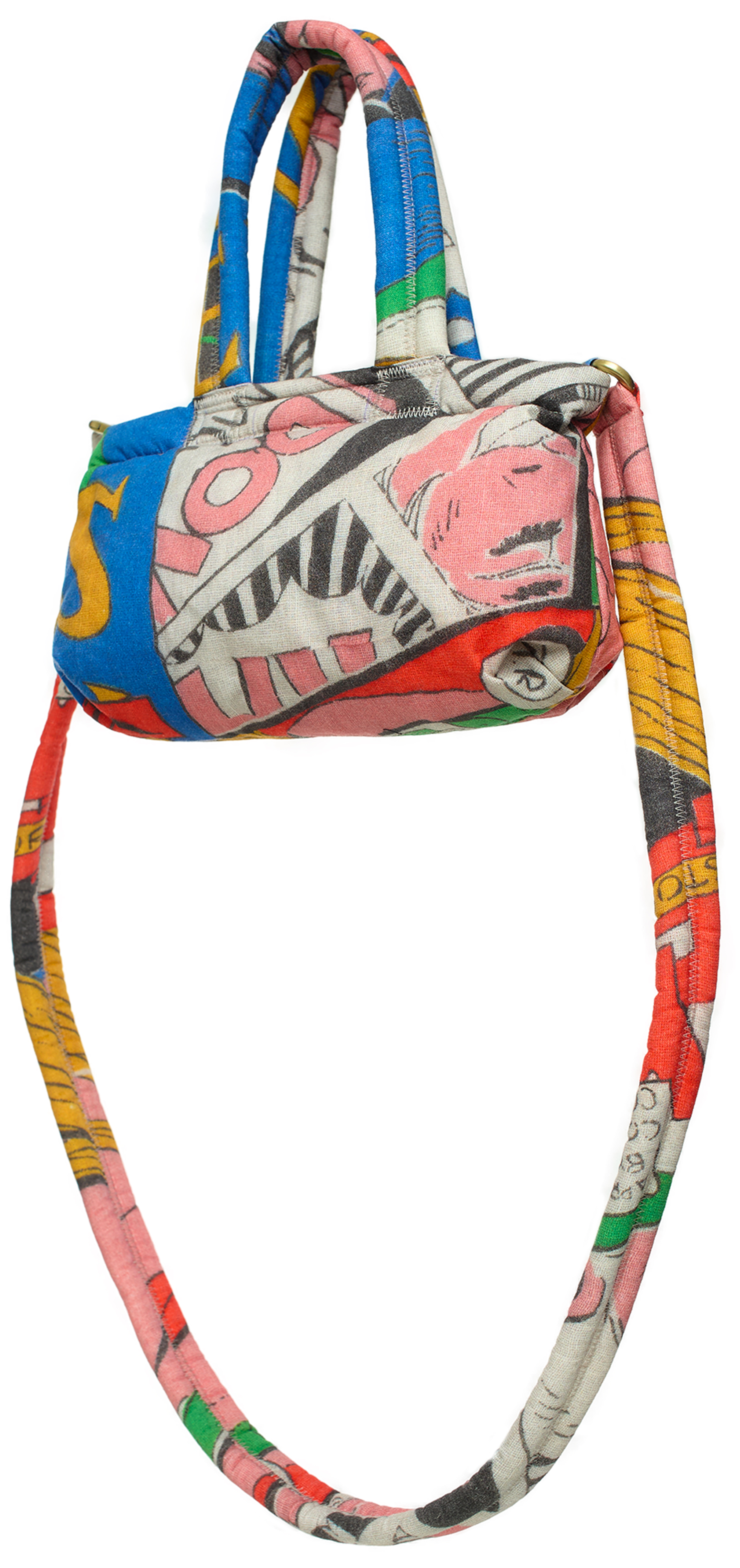 Buy ERL women multicolor comic book tote bag for $592 online