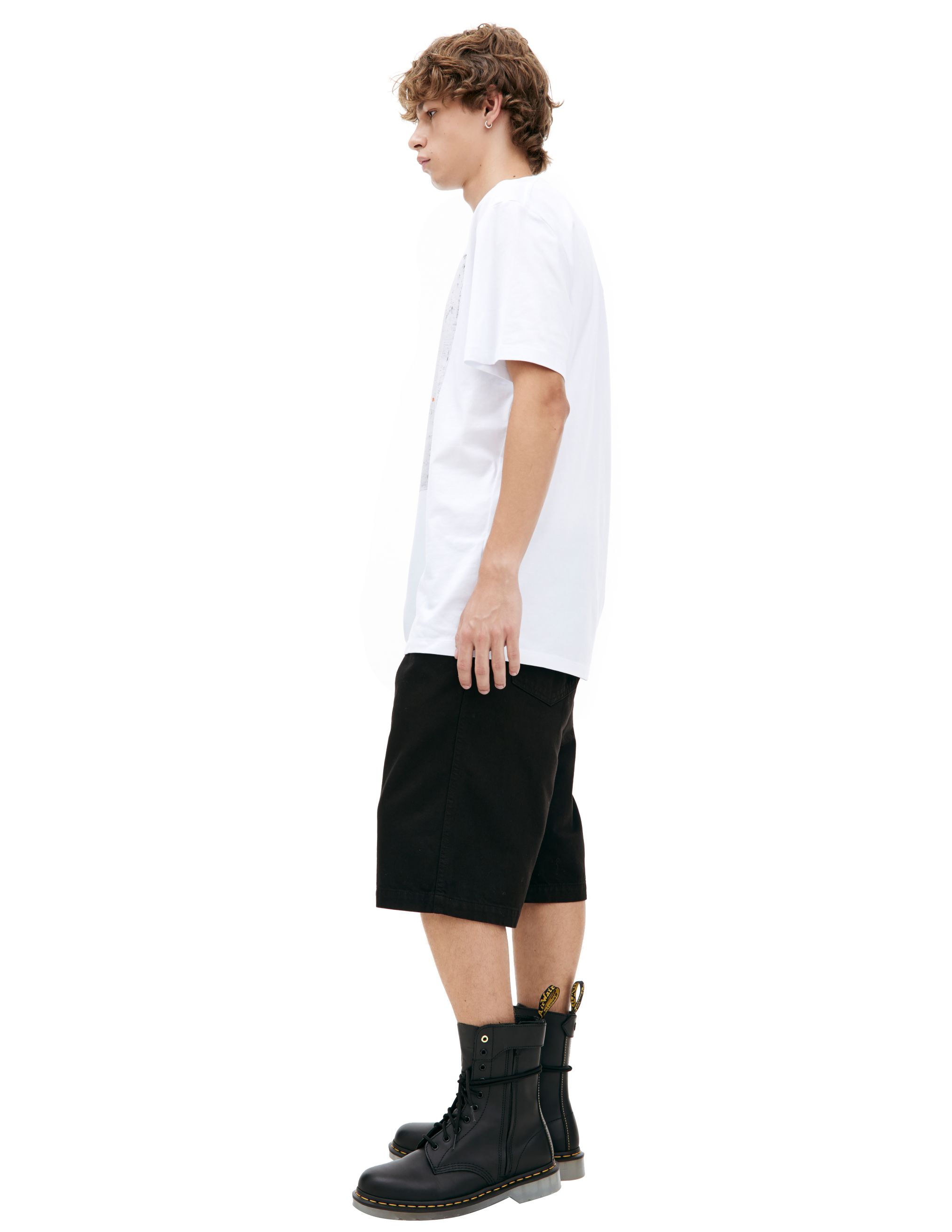 Raf Simons 'ka.m.' Print T-shirt In White