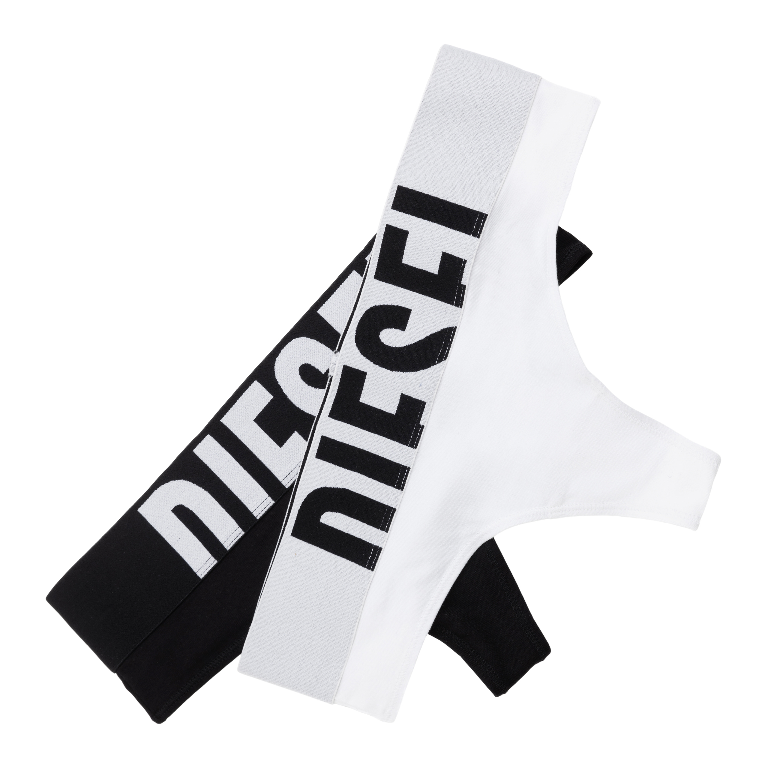 Diesel Set Of Three Pairs Of Thong In Multicolor