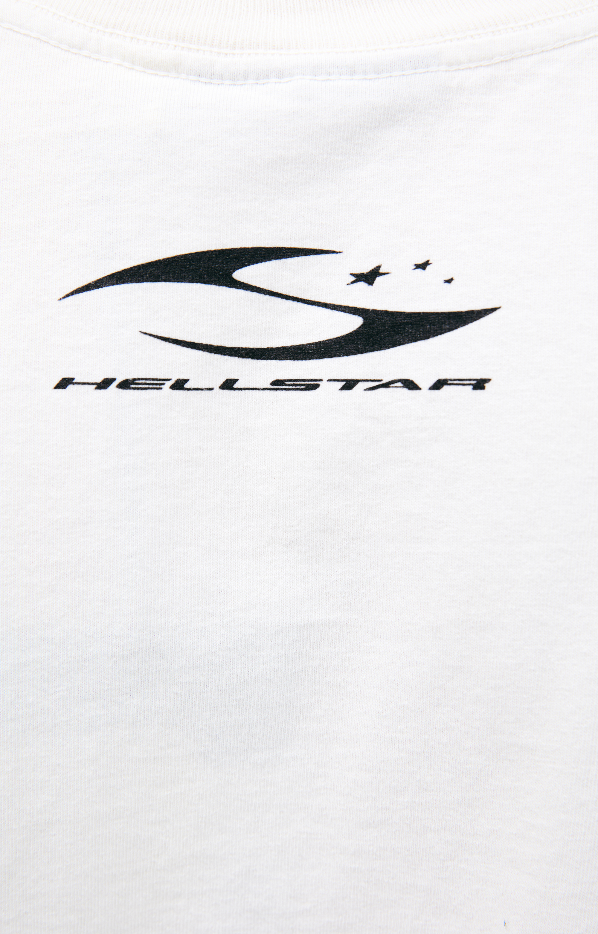 Buy Hellstar men white logo t-shirt for $305 online on SV77