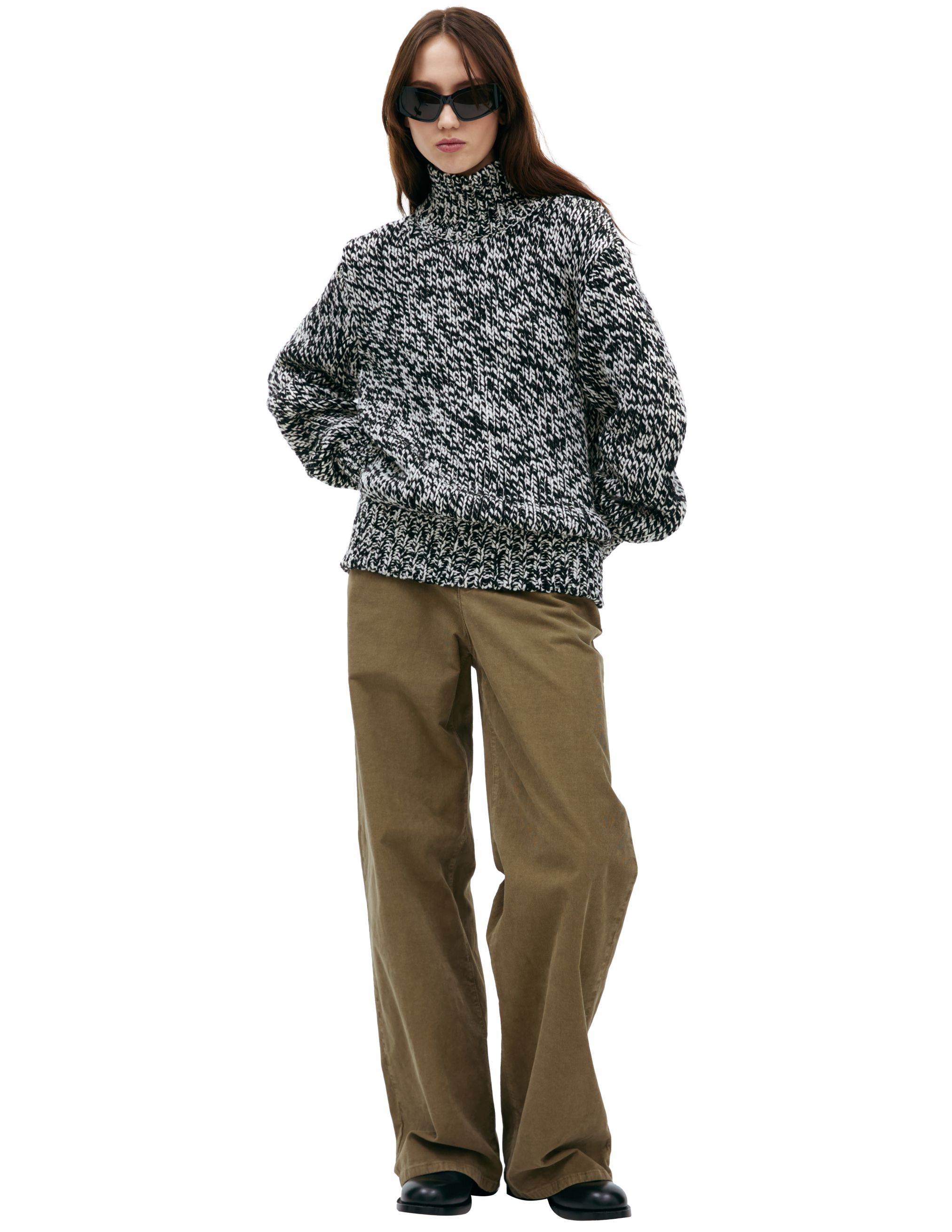 Knitted wool sweater