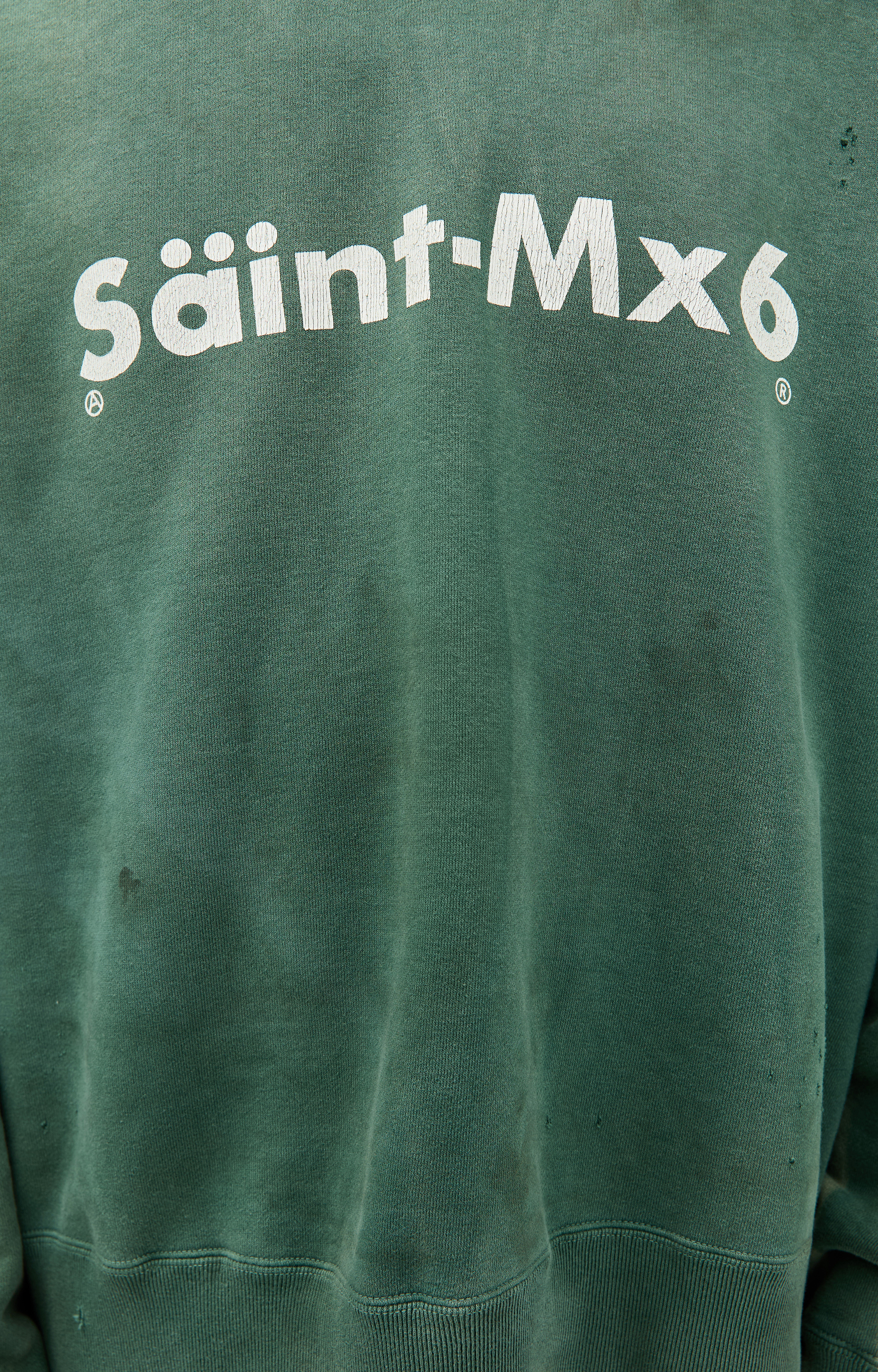 Buy Saint Mxxxxxx men green 'youth' print sweatshirt for