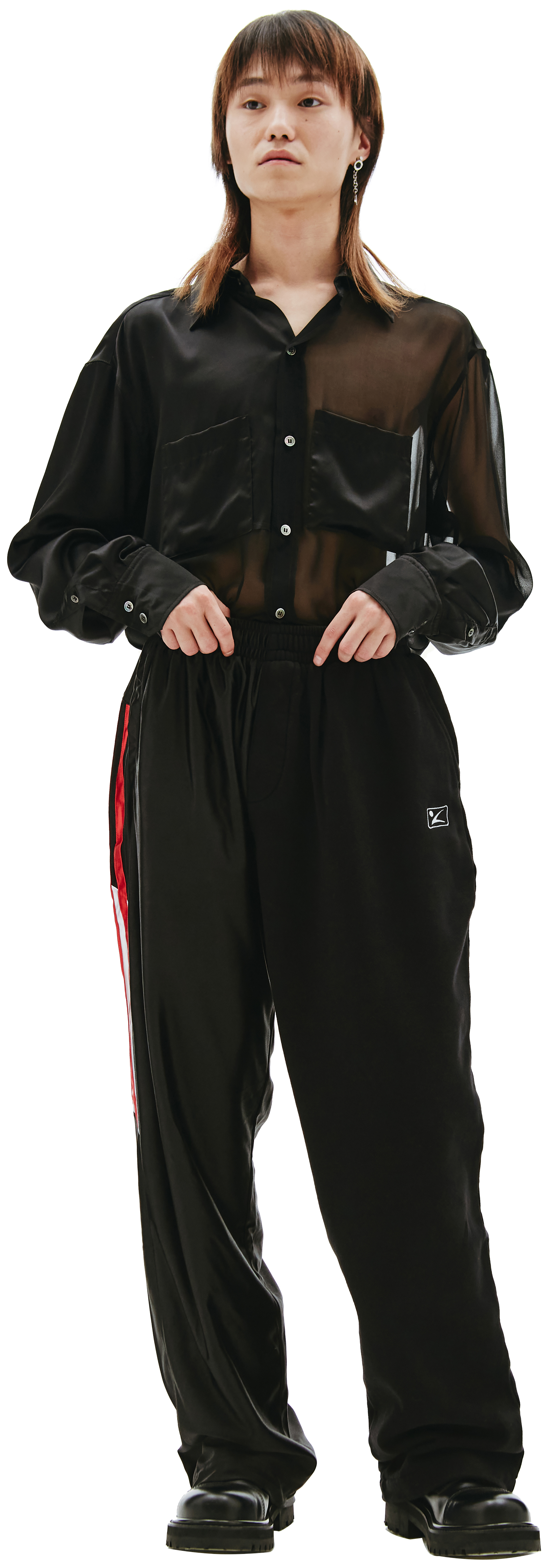 Buy Balenciaga men black track pants for 1140 online on SV77  657131TJV201000