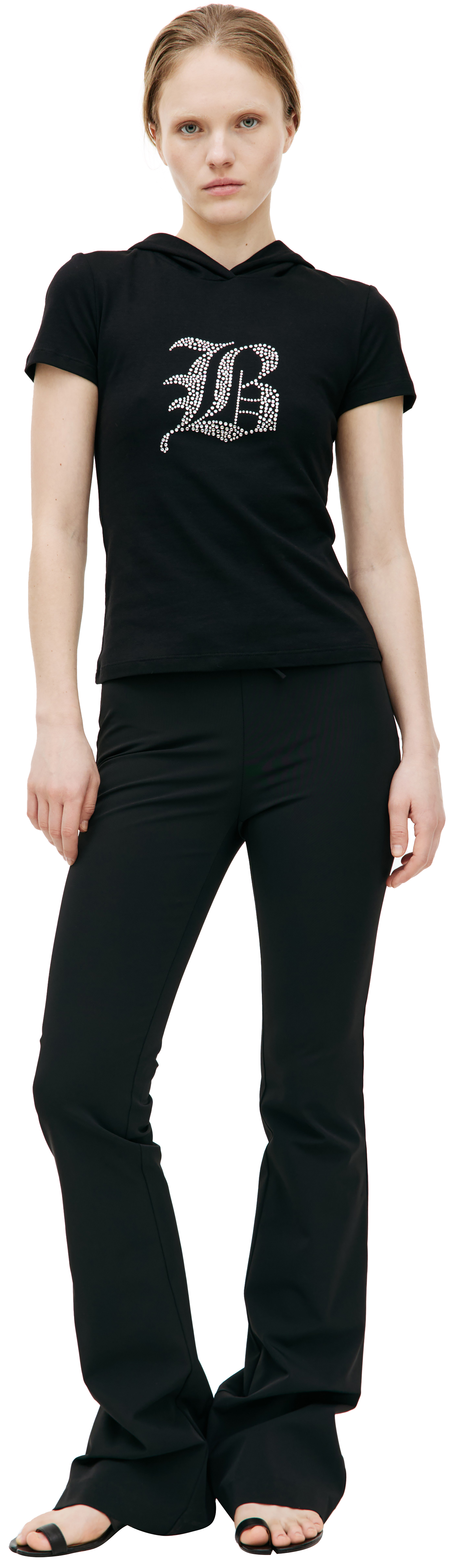 Tシャツ・カットソー BLUMARINE Woman Polo Shirt Black 2M653A N0990 Polo Shirts Woman JEANNINE Polo BLACK PURE