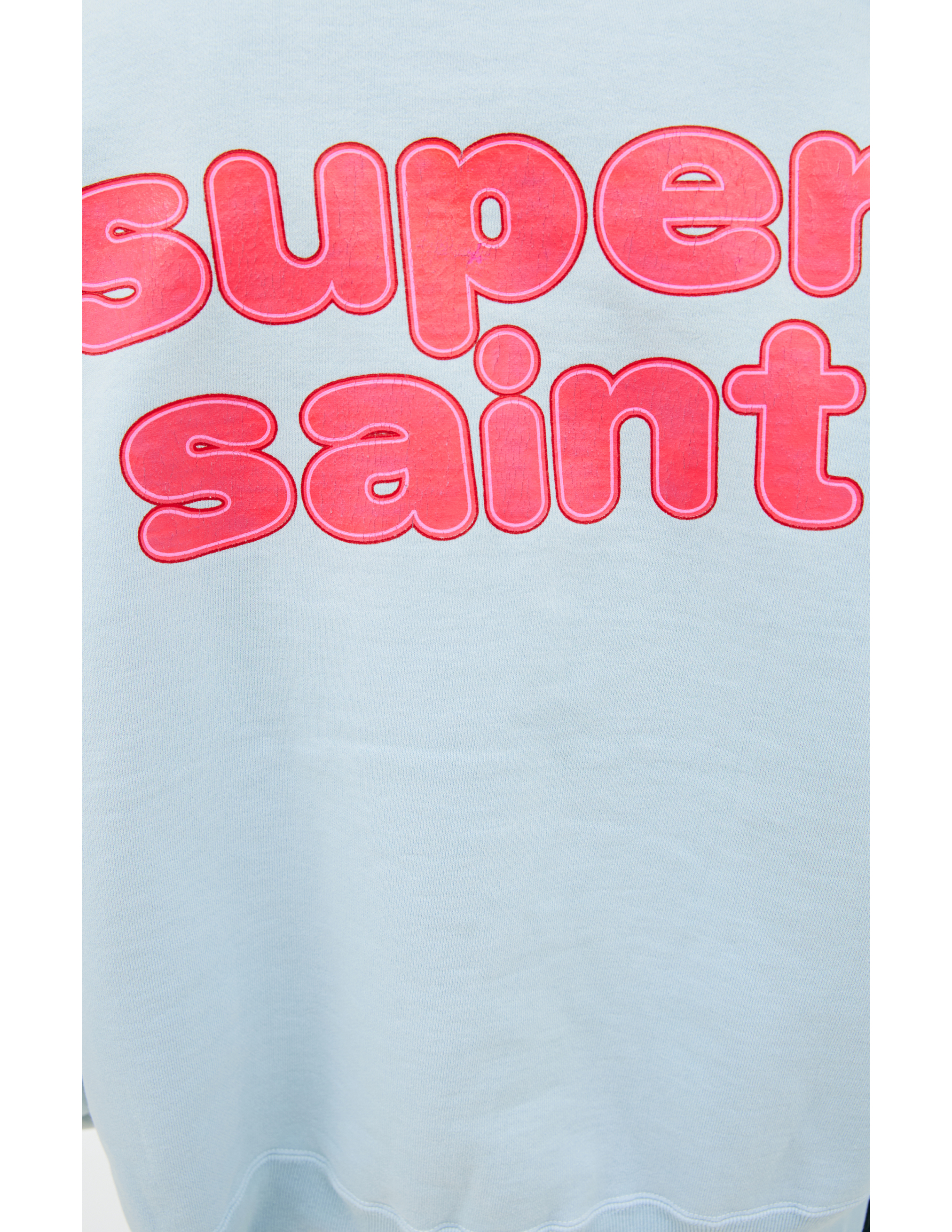 Saint Mxxxxxx 'hard' Print Sweatshirt In Blue