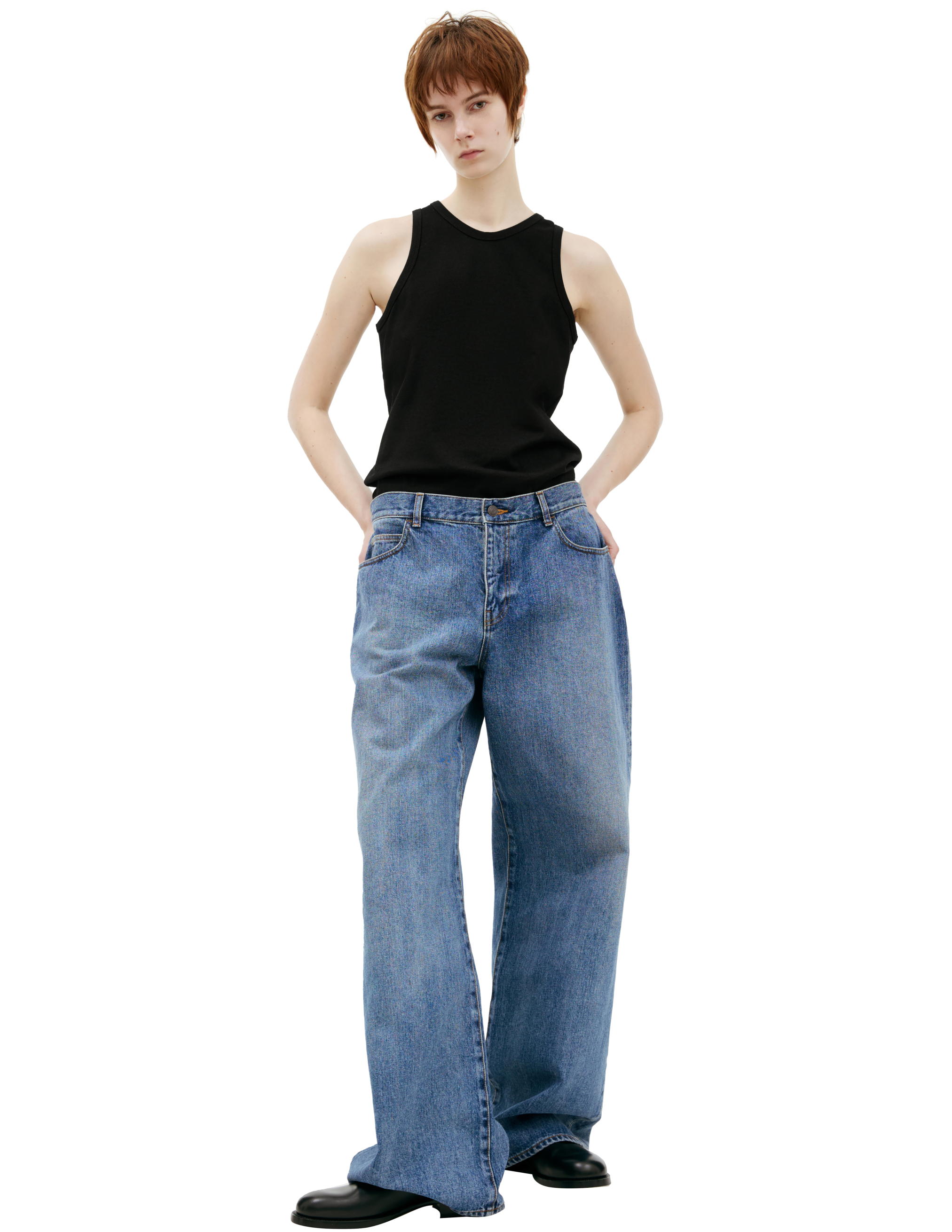 The Row Lesley Cropped Straight-leg Jeans In Blue
