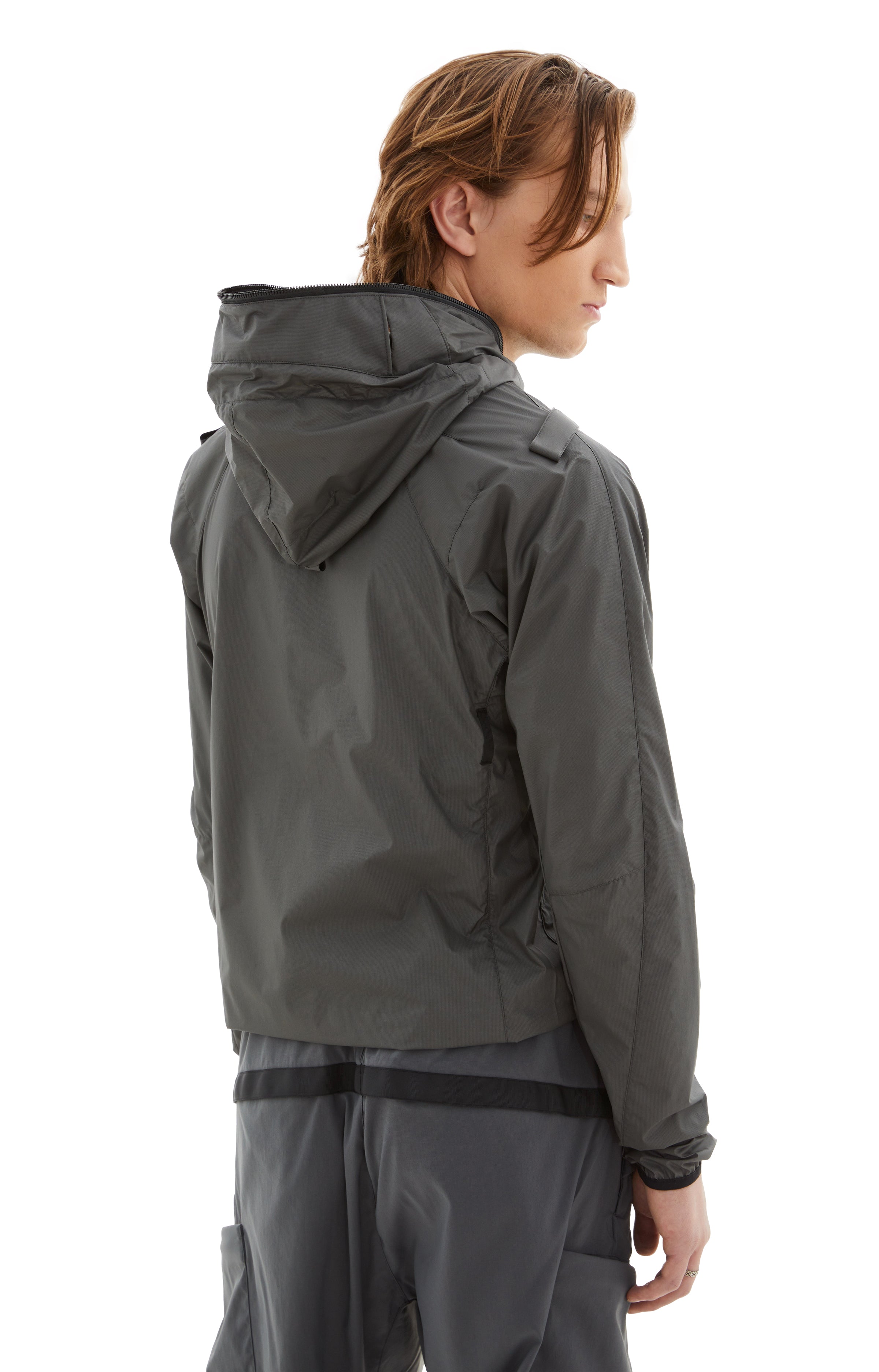 未使用級✨ ARTIFICIAL GRAIN SHORT BLOUSON Packable Blouson Jacket | Calvin Klein
