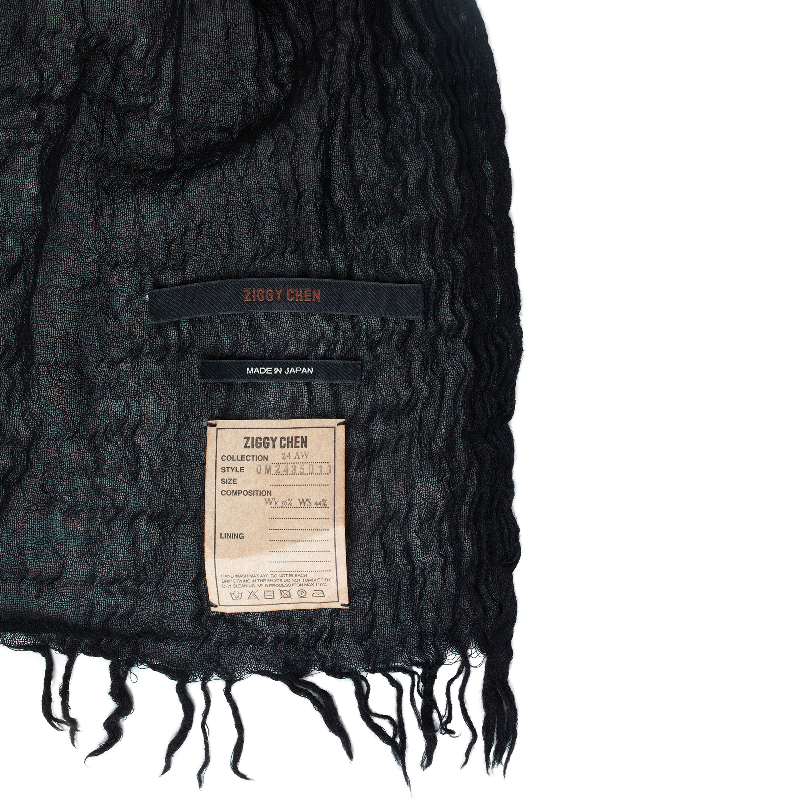 ZIGGY CHEN 24aw シルクスカーフ ZIGGY CHEN 24aw シルクスカーフ ジギーチェン ZIGGY CHEN Digital