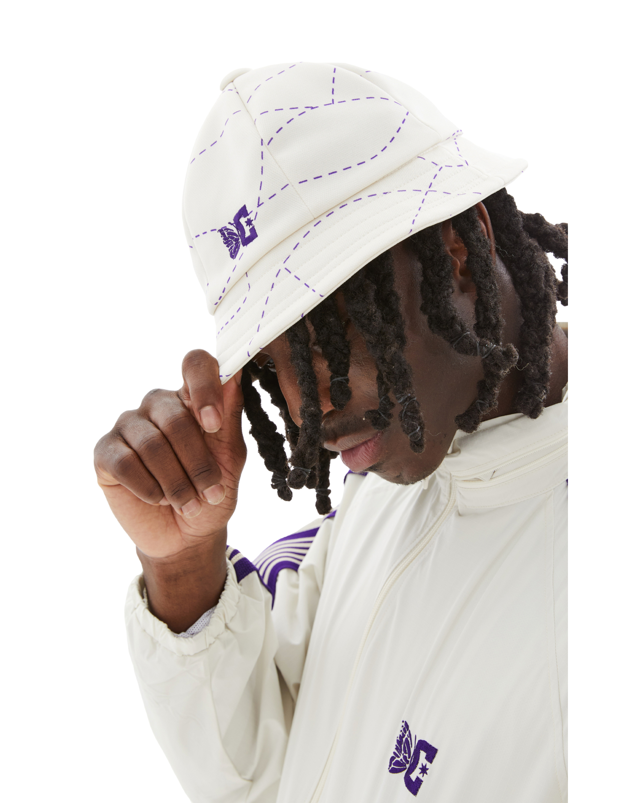 Needles X Dc Shoes Logo Panama In White