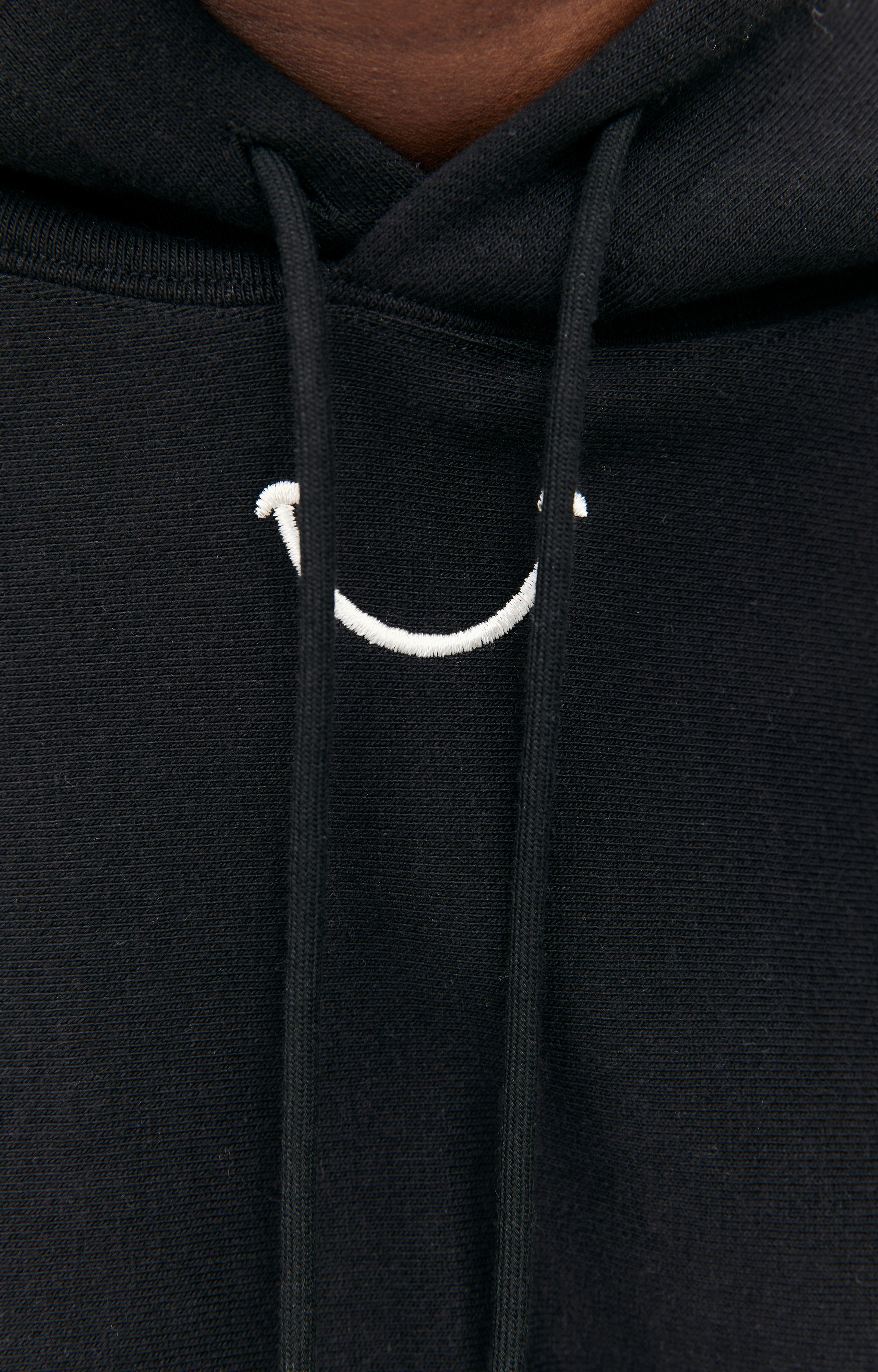 Buy Readymade women black smile logo hoodie for $727 online