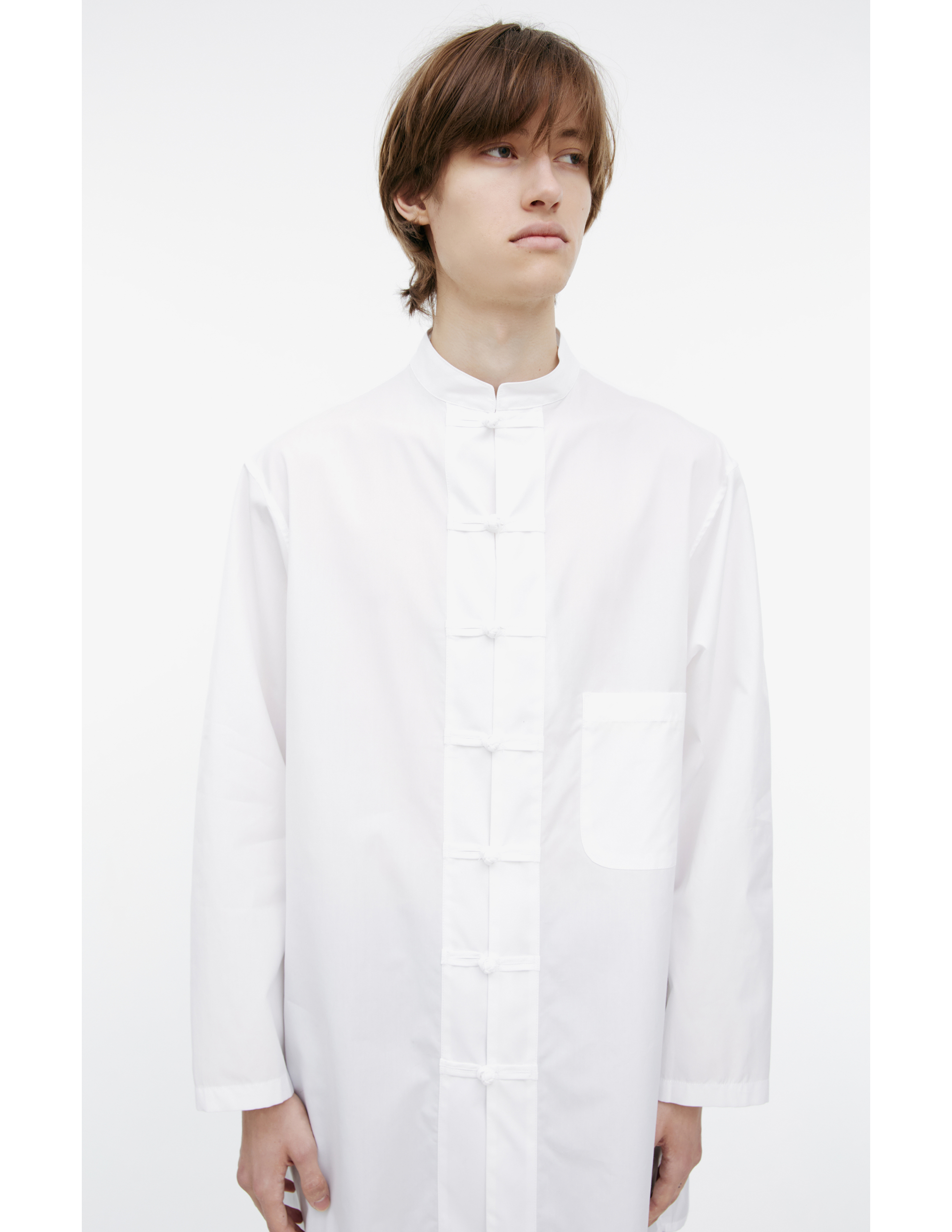 Yohji Yamamoto White Button-down Shirt