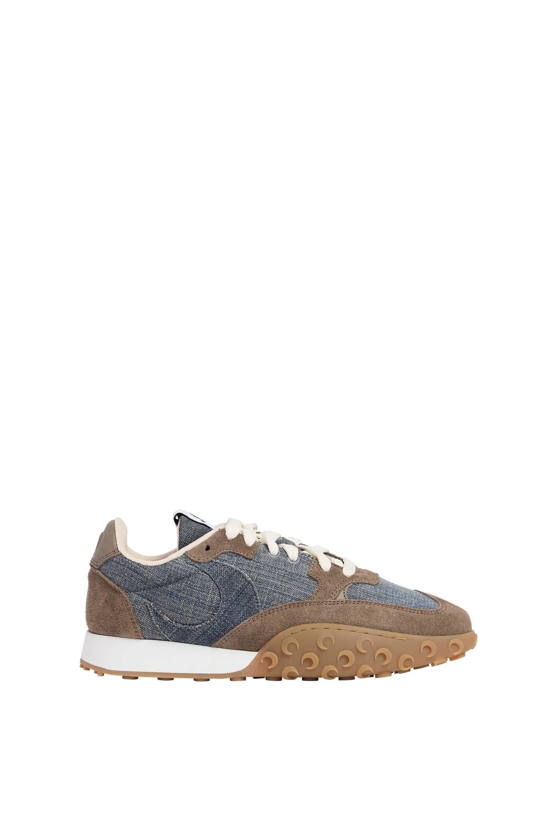 Buy MARINE SERRE men regenerated denim low-top sneakers for €314 