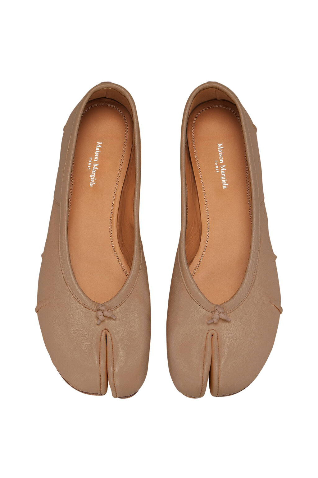Maison Margiela Tabi New Ballerina In Brown