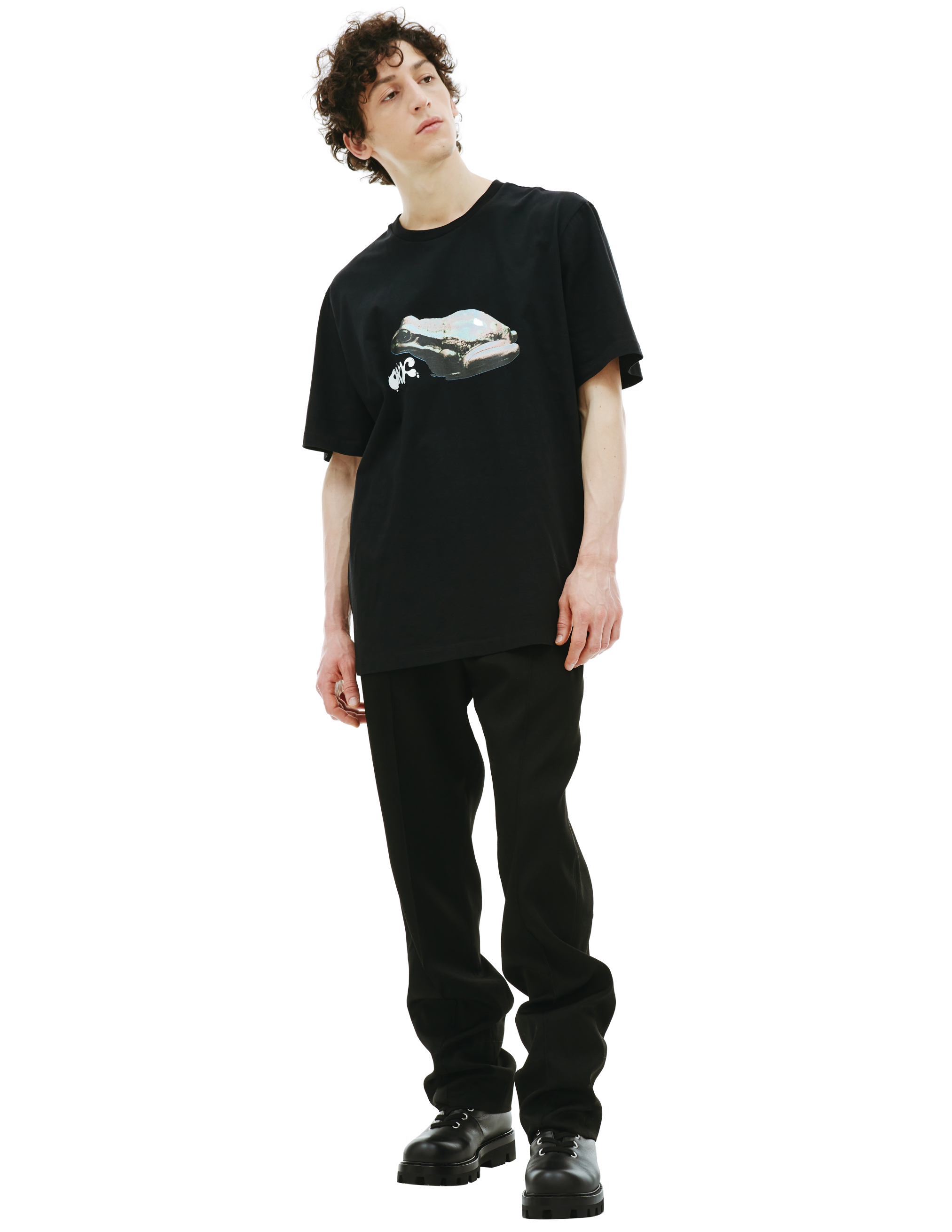 Oamc Amphibian T-shirt In Black
