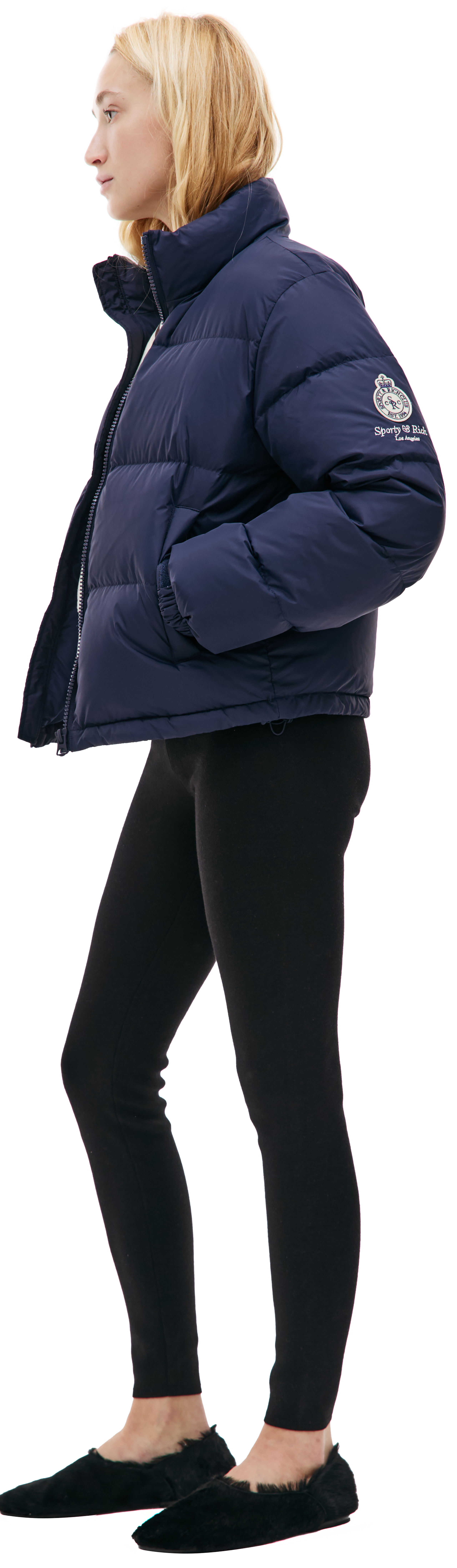 スポーティアンドリッチ レディース ジャケット JA761NA NAVY Sporty & Rich(スポーティーアンドリッチ) ジャケット