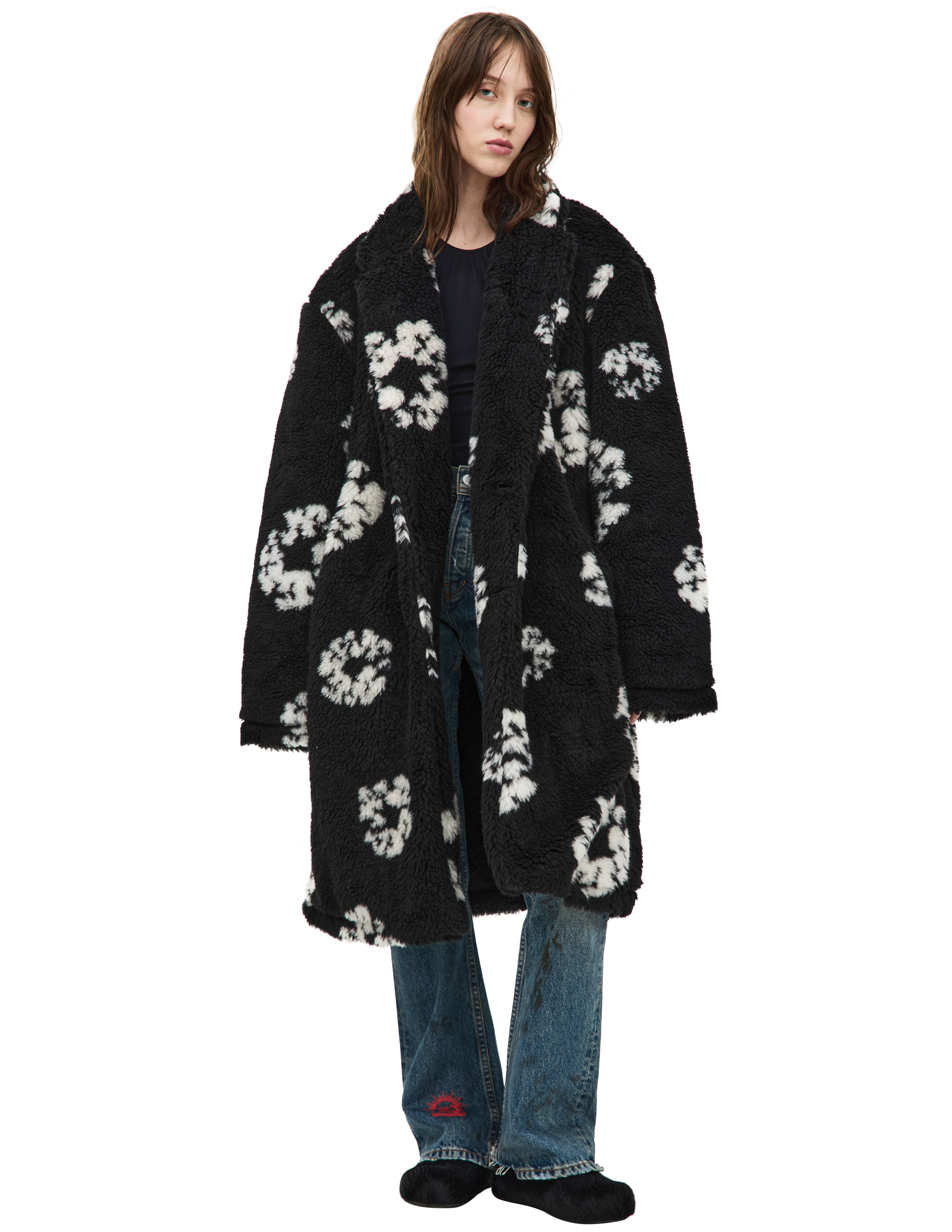 Saint Mxxxxxx x Denim Tears Black Coat