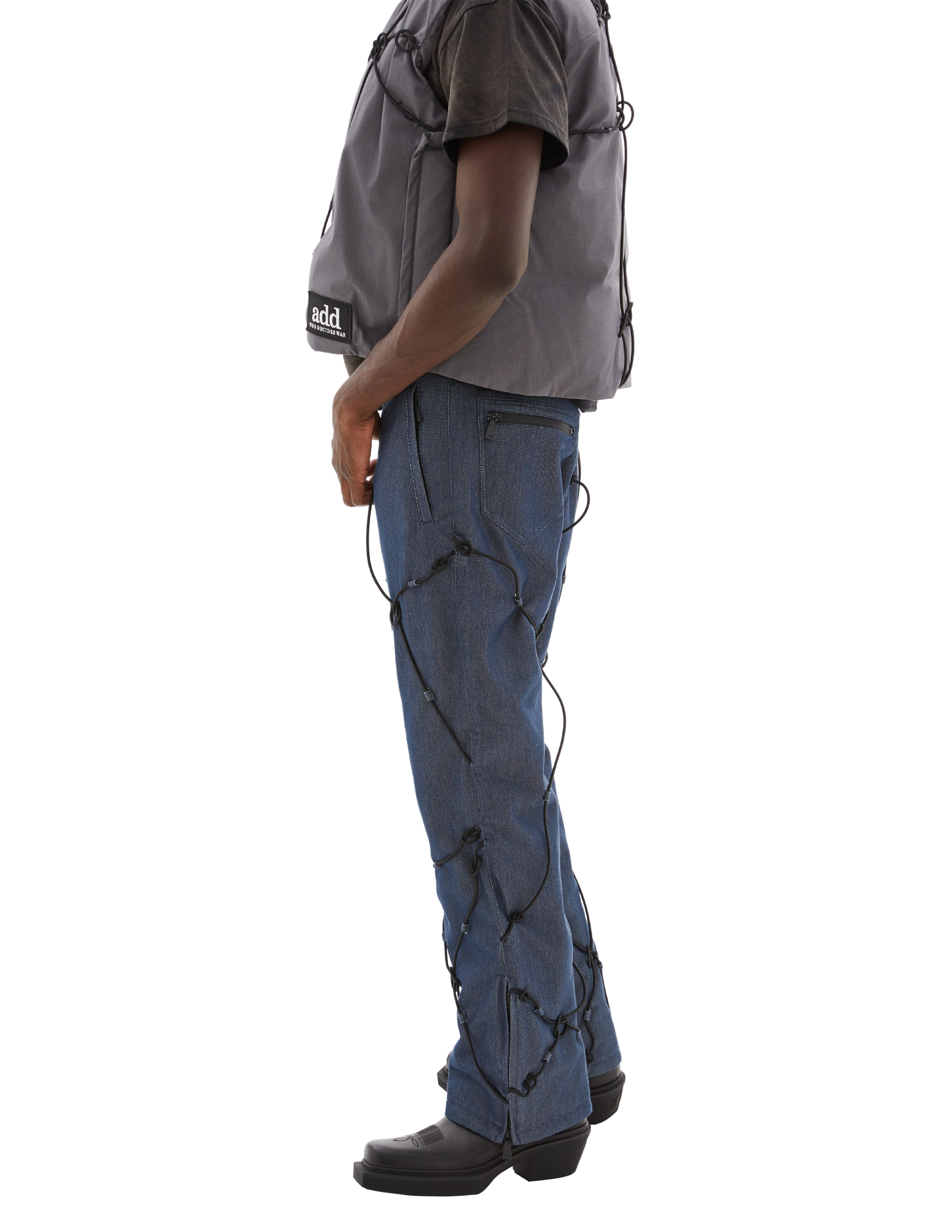Who Decides War Straight-leg Trousers In Gray