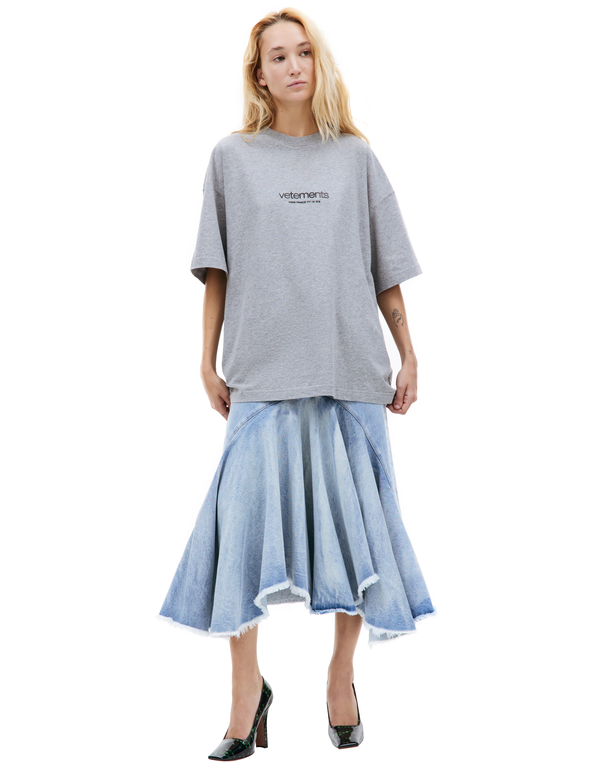 VETEMENTS Logo printed t-shirt