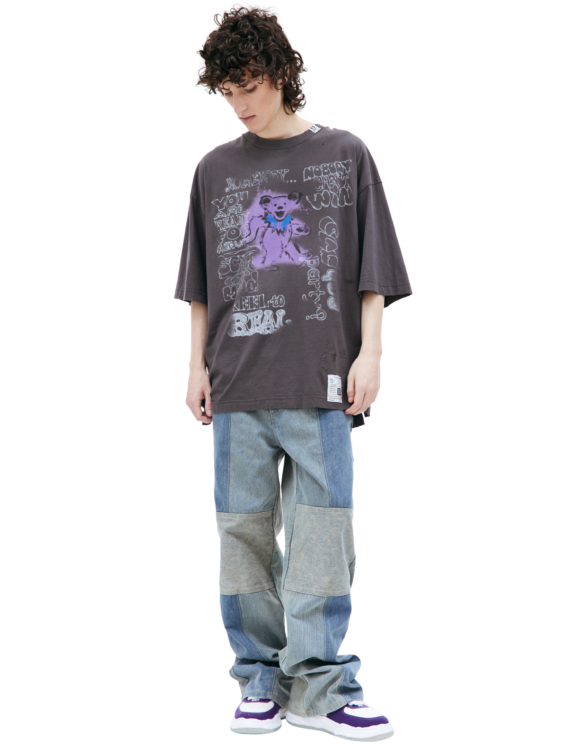 MIHARAYASUHIRO BEAR PRINTED T-SHIRT