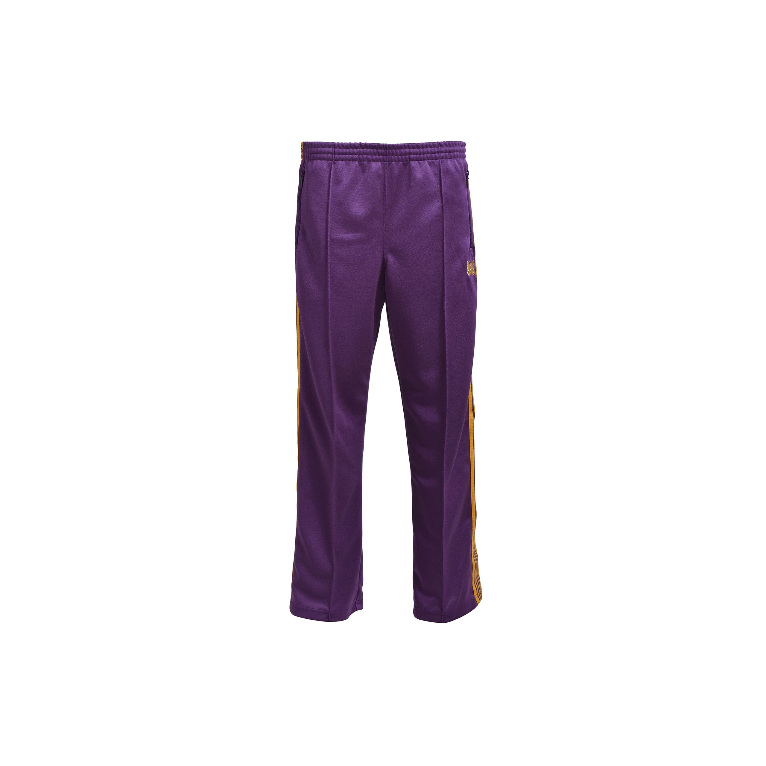 Track Pants POLY SMOOTH アイボリー×紫 サイズM NEEDLES/ニードルズ/TRACK PANT - POLY SMOOTH | L.H.P