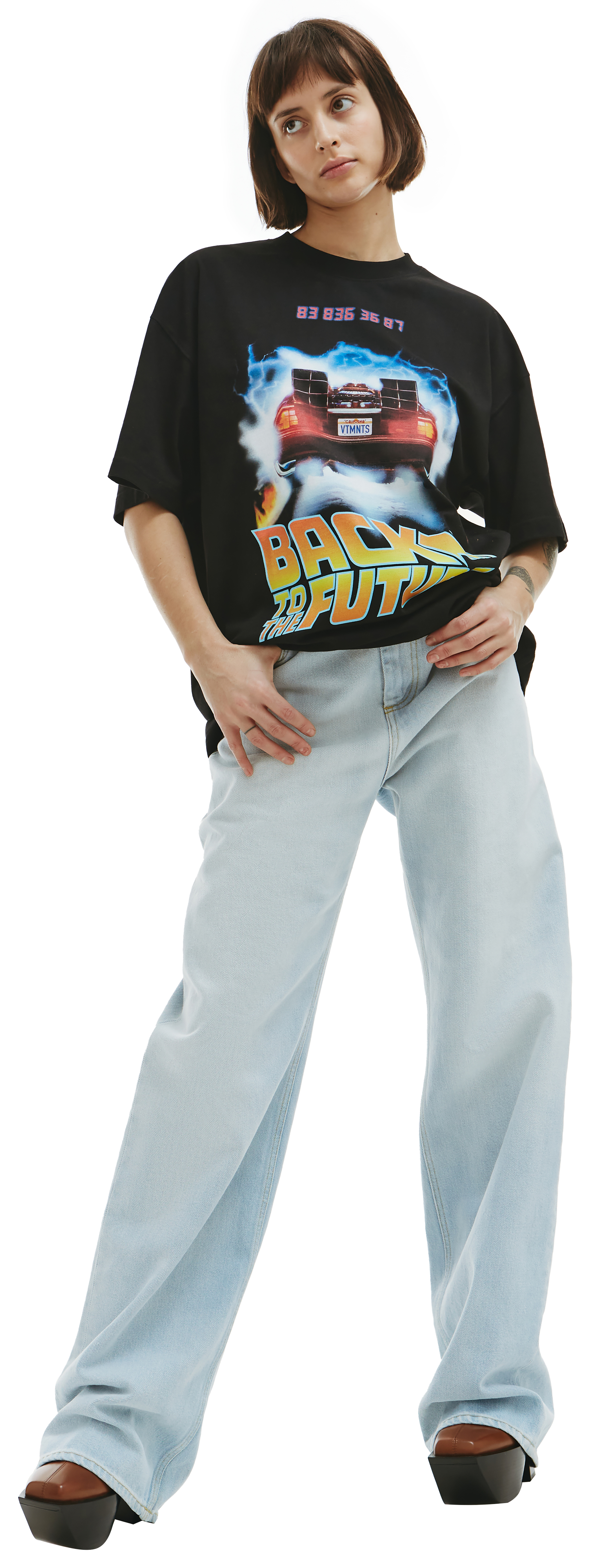 VTMNTS BACK TO THE FUTURE Tシャツ