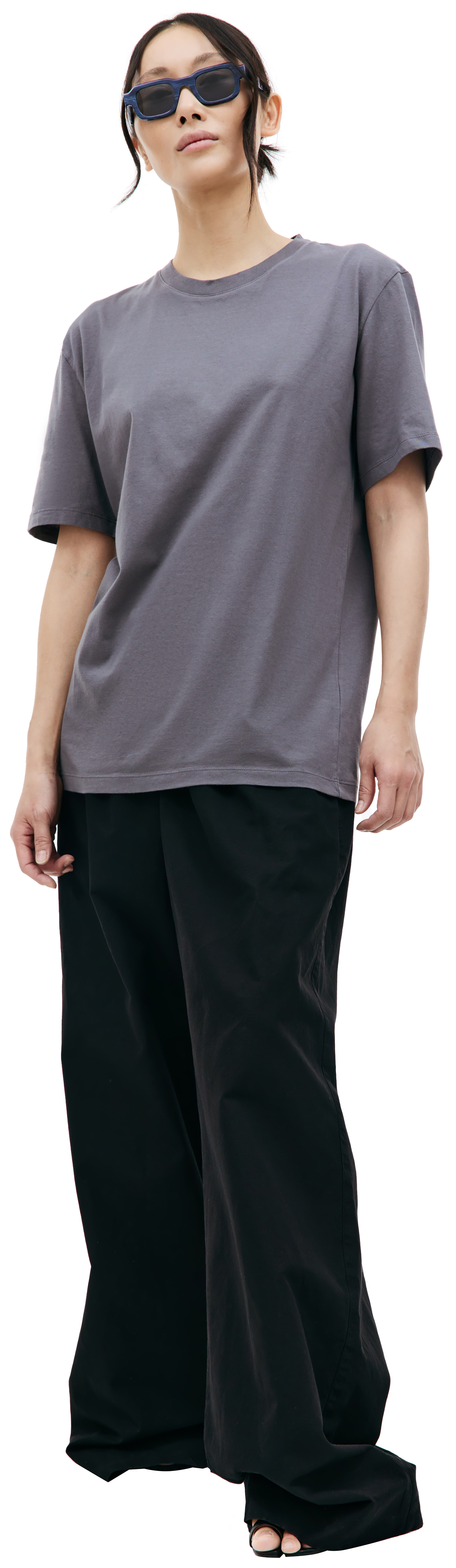 Buy Maison Margiela women grey cotton t-shirt for $298