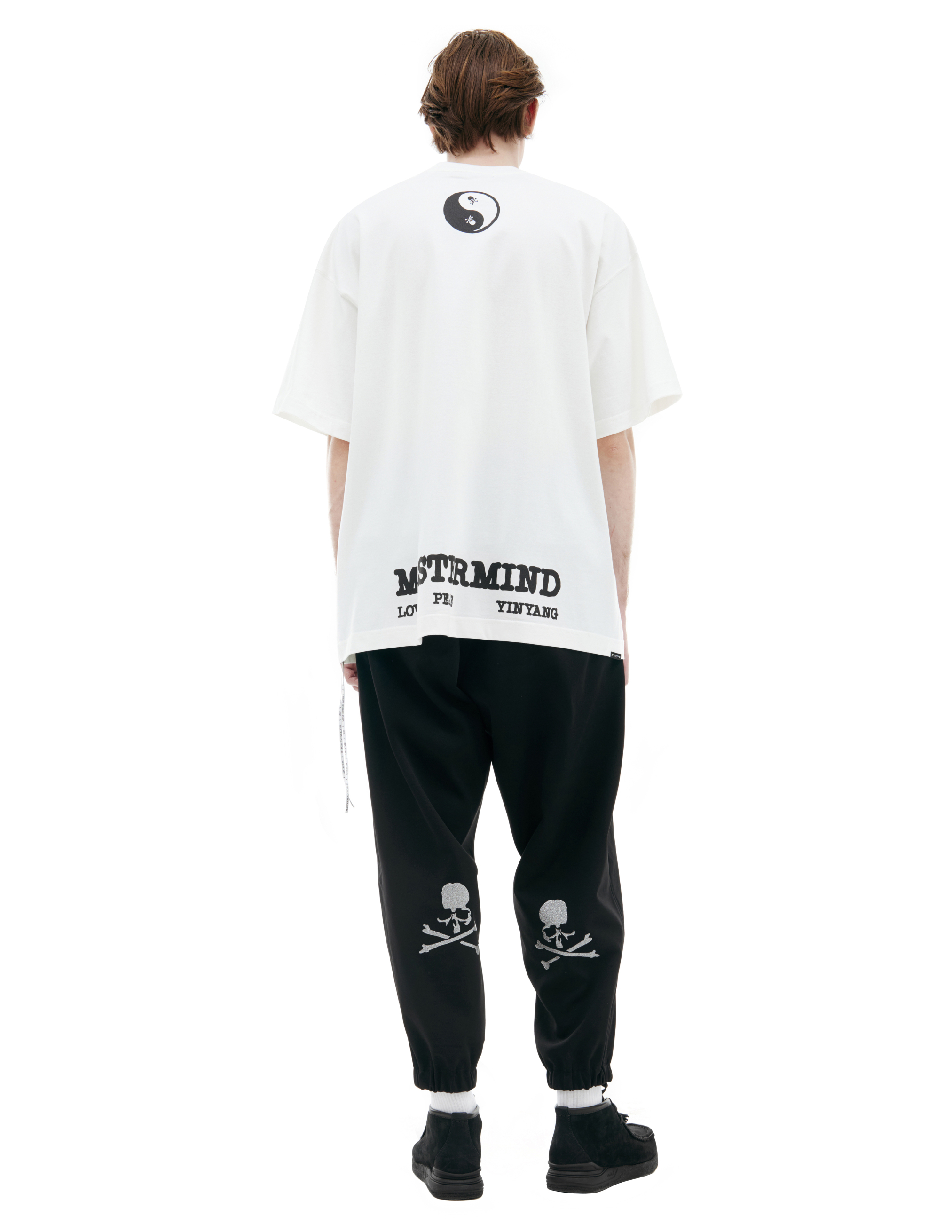 MASTERMIND JAPAN WHITE PRINT T-SHIRT