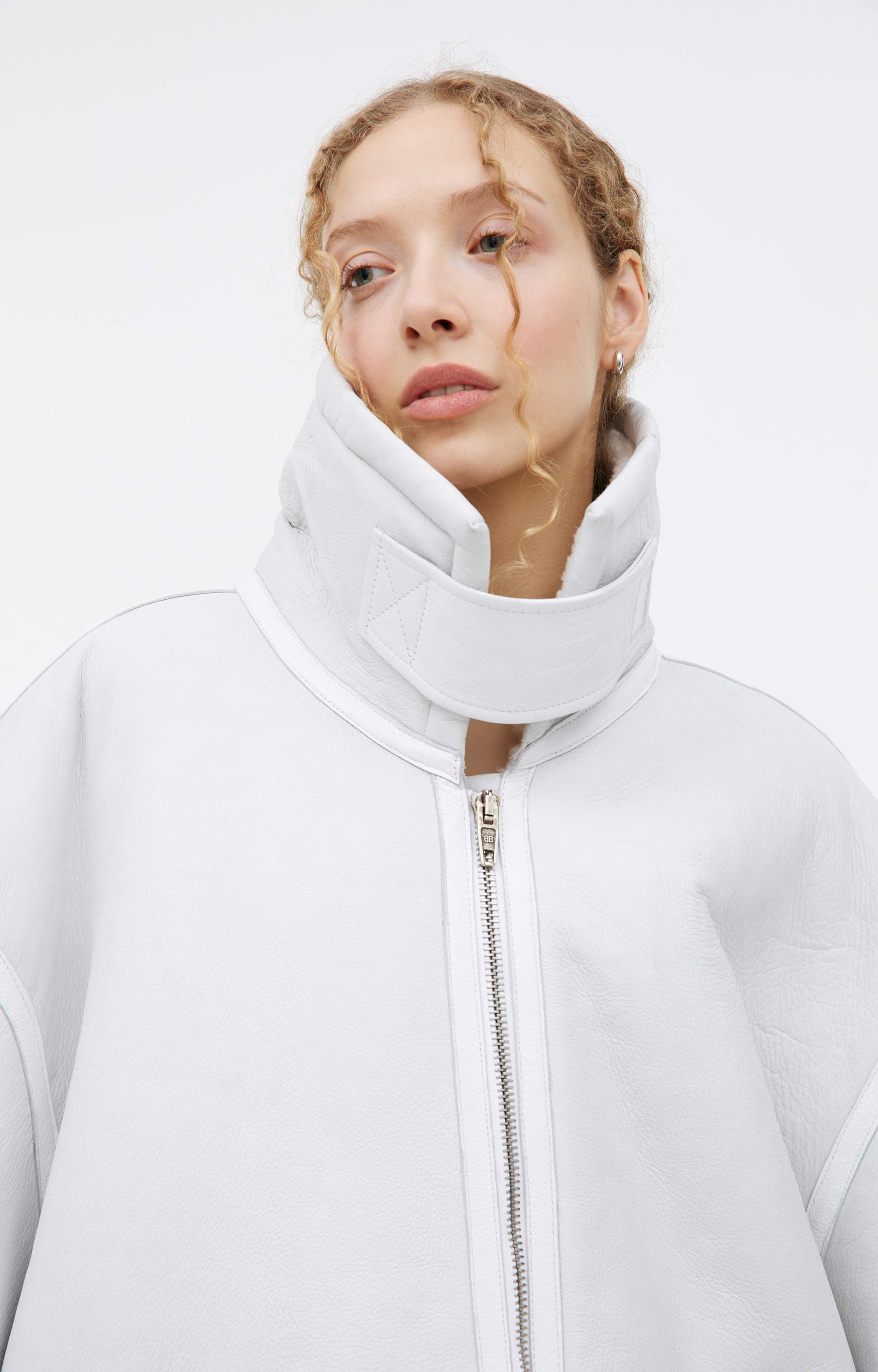 ジャケット ASPESI Woman Jacket White 0930G208TA 85072 ホワイト（白）系 ASPESI(アスペジ) アウター(レディース