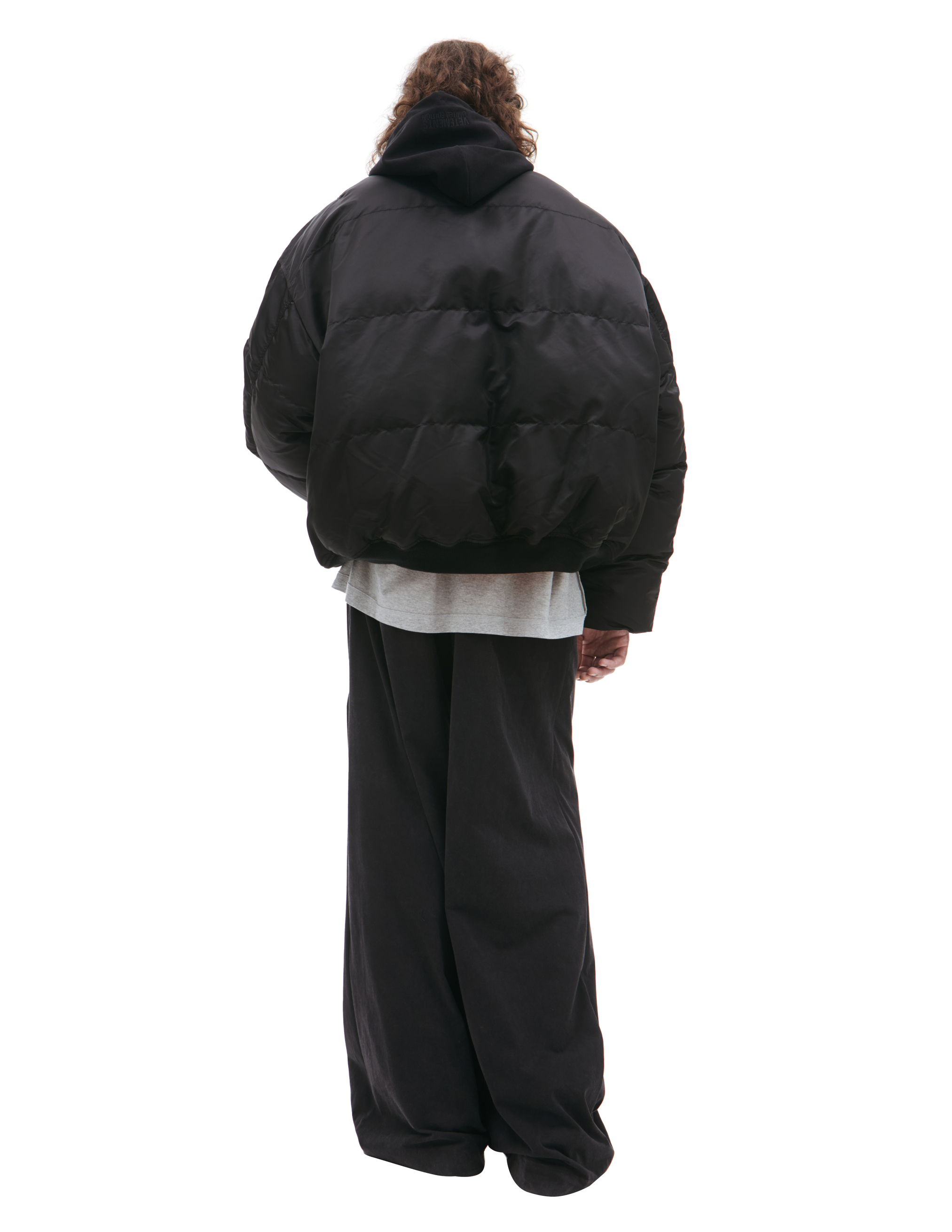 Vetements X Alpha Industries Double Sided Jacket In Black