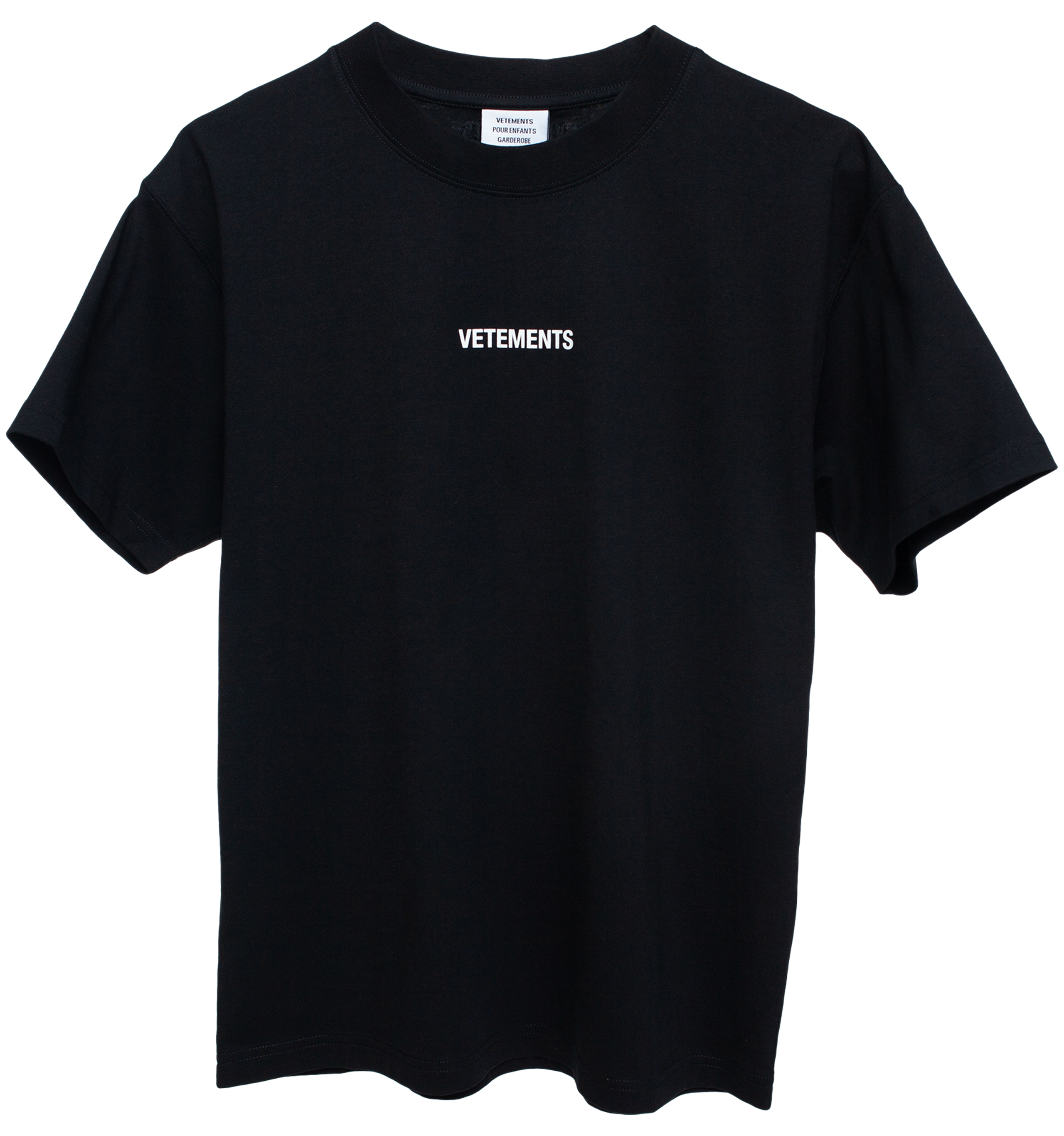 人気★関税込【VETEMENTS】 MY NAME IS T-SHIRT Black VETEMENTS 
