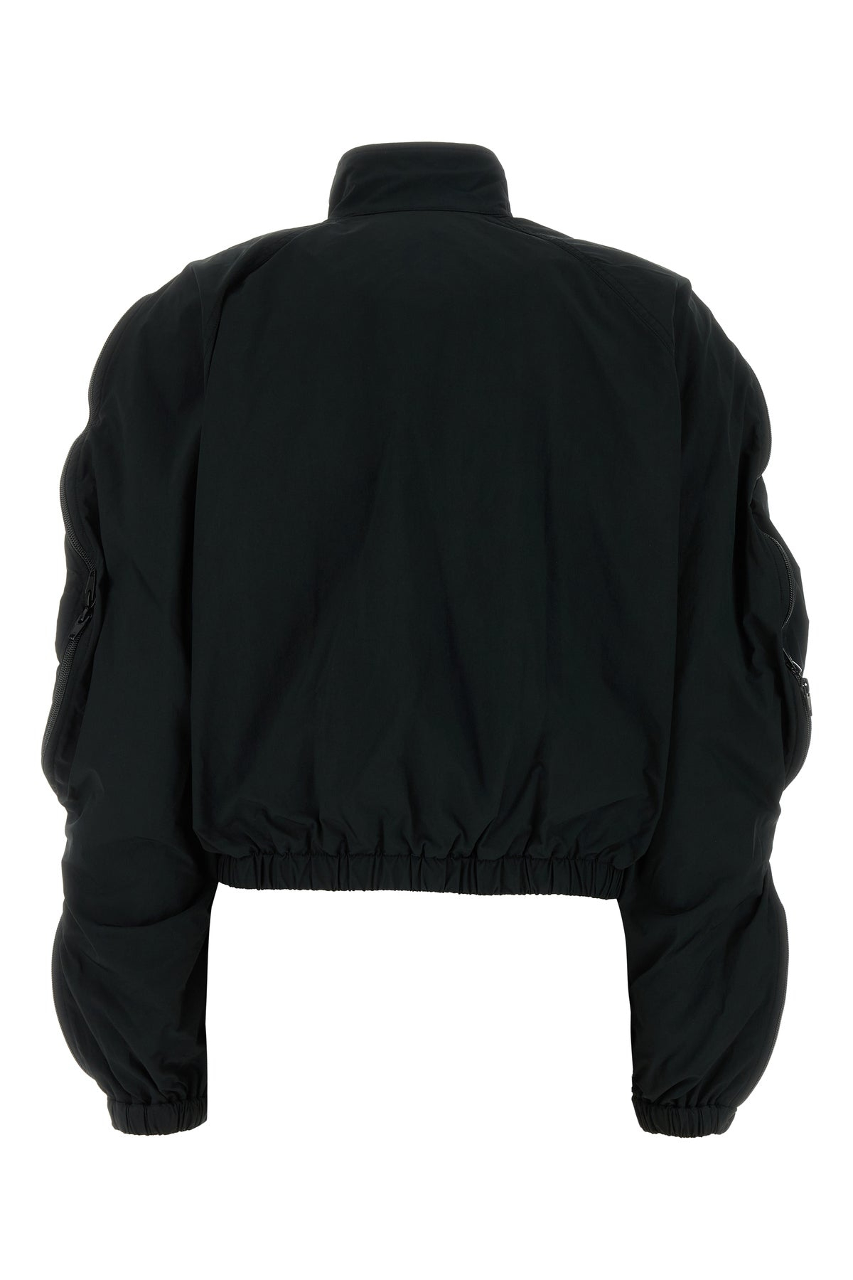 Alexander Wang Zip Sleeve Coaches Jacket In Black