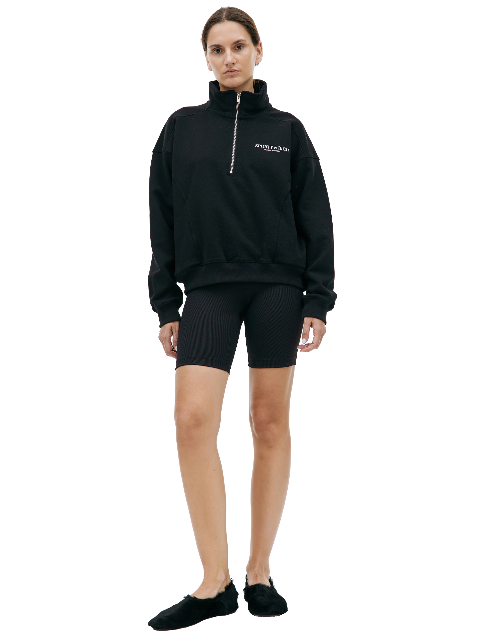 SPORTY & RICH 'Made in California' half-zip sweatshirt