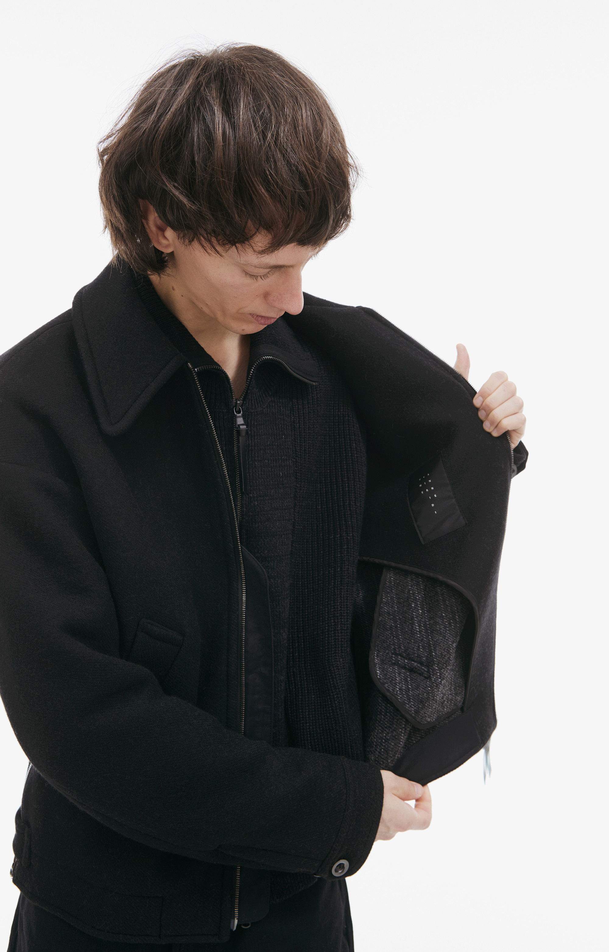 ジャケット・アウター The Viridi-anne High Neck Melton Coat The Viridi-anne - ハイネックメルトンコートロング - Melton