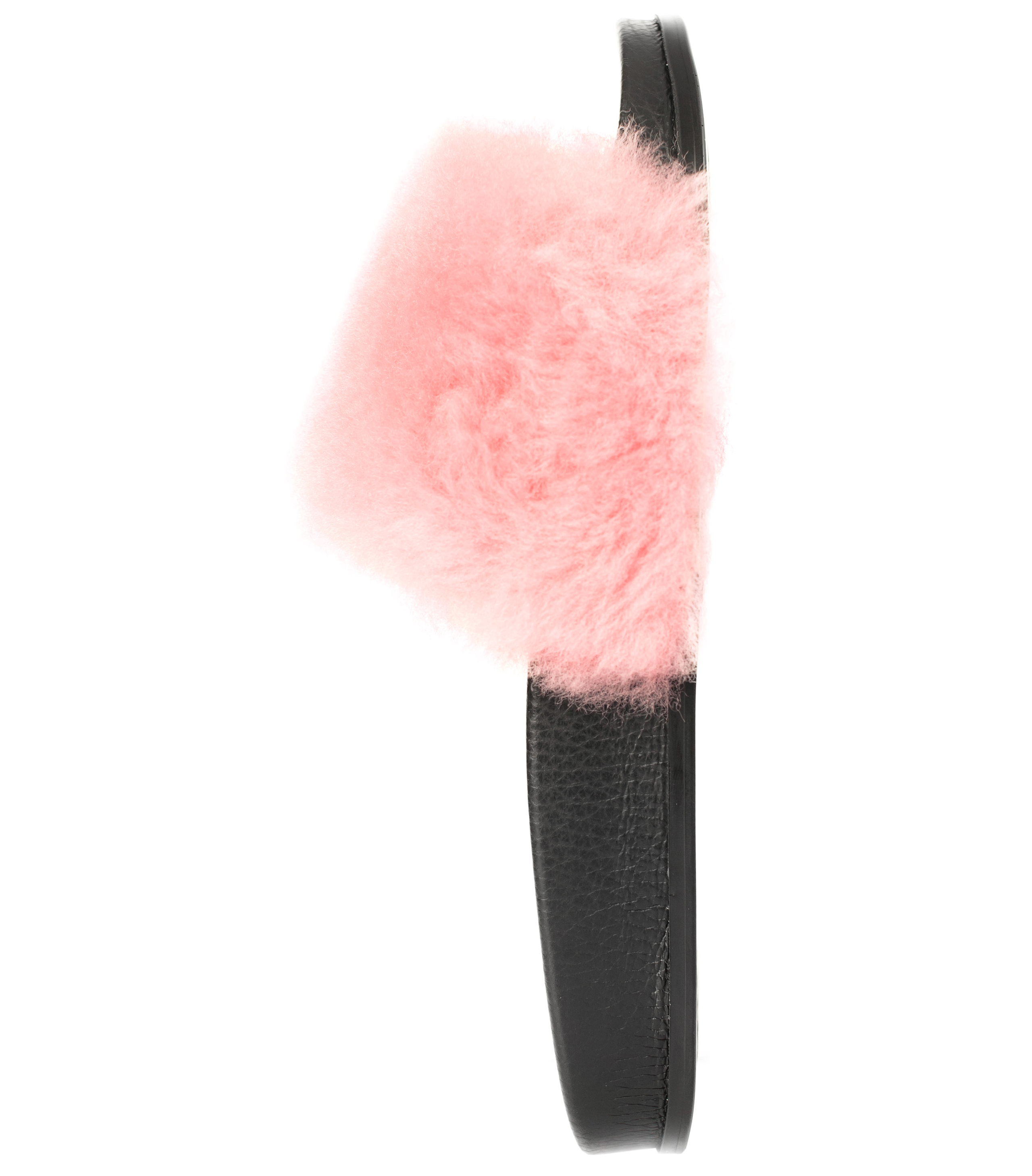 Light Pink Fur Slippers Real Fur Slippers Fluffy Slippers -  Israel