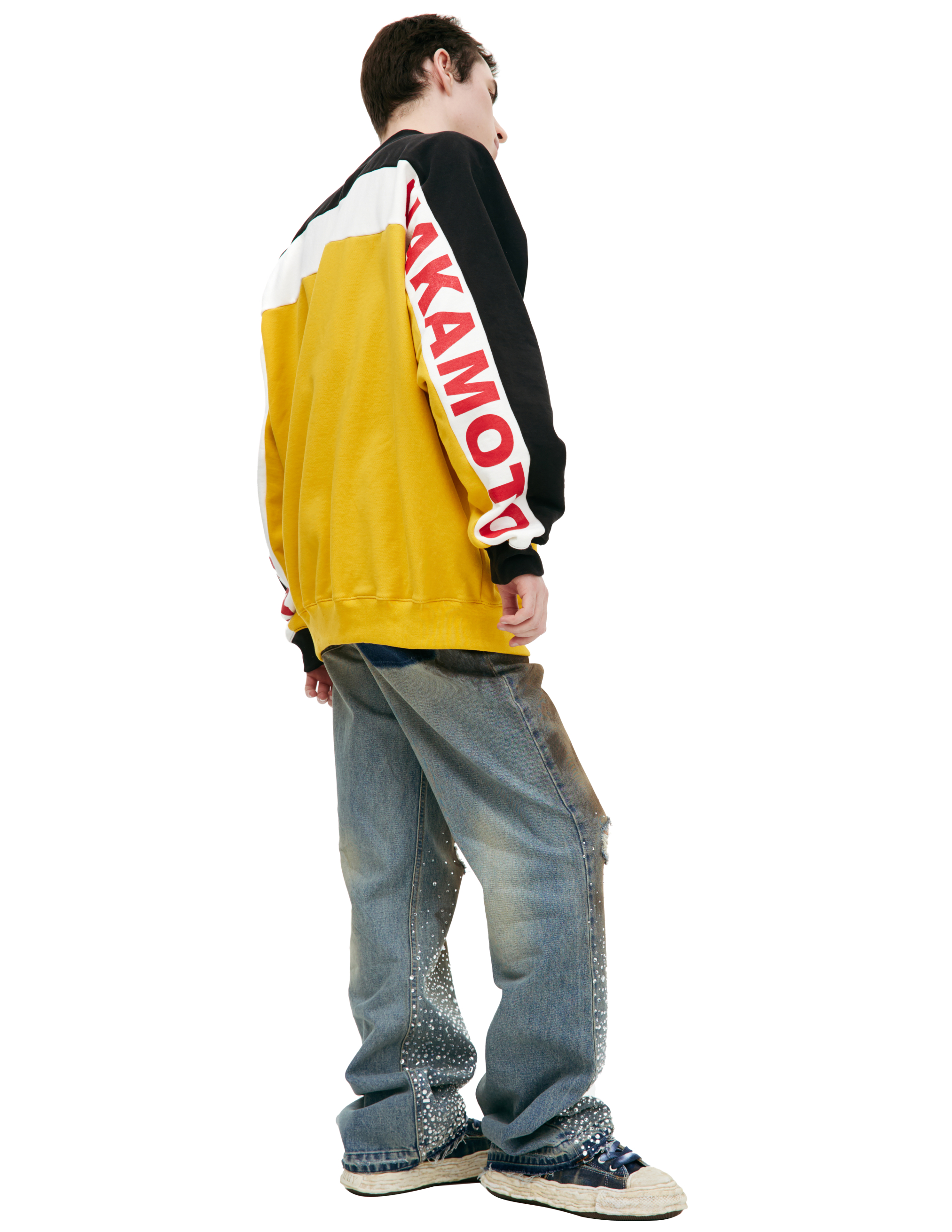 SATOSHI NAKAMOTO YELLOW LOGO SWEATSHIRT
