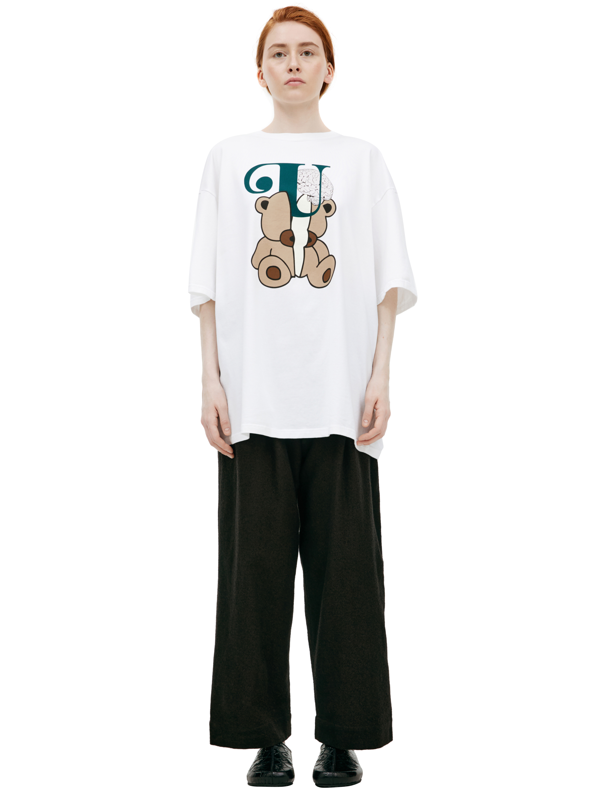Undercover White Printed T-shirt In White