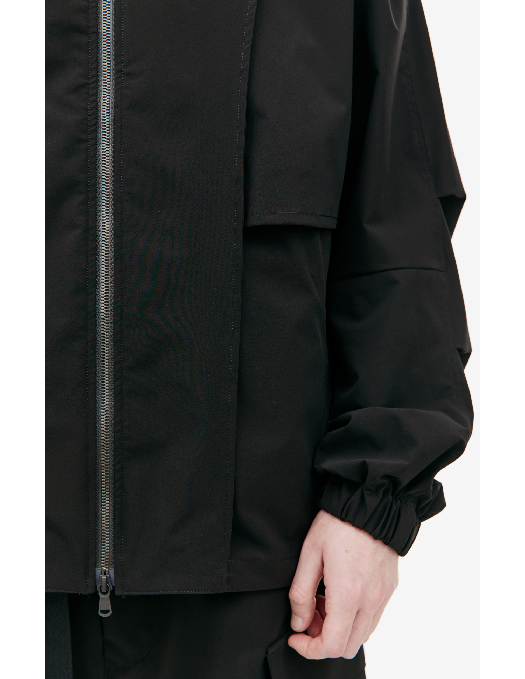 Shop The Viridi-anne Water-repellent Hooded Jacket In Black