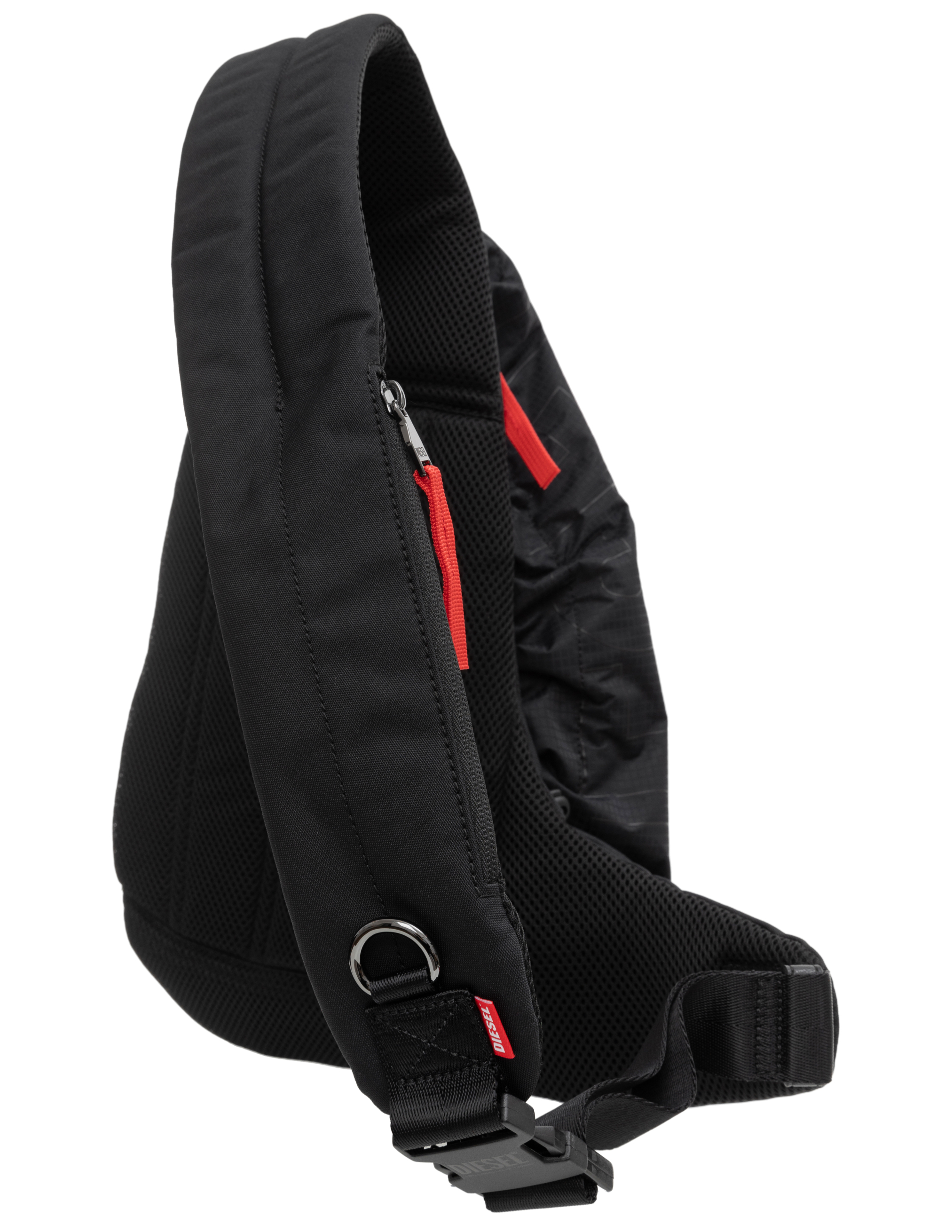 DIESEL ZIP-D-SLING PLAID BACKPACK