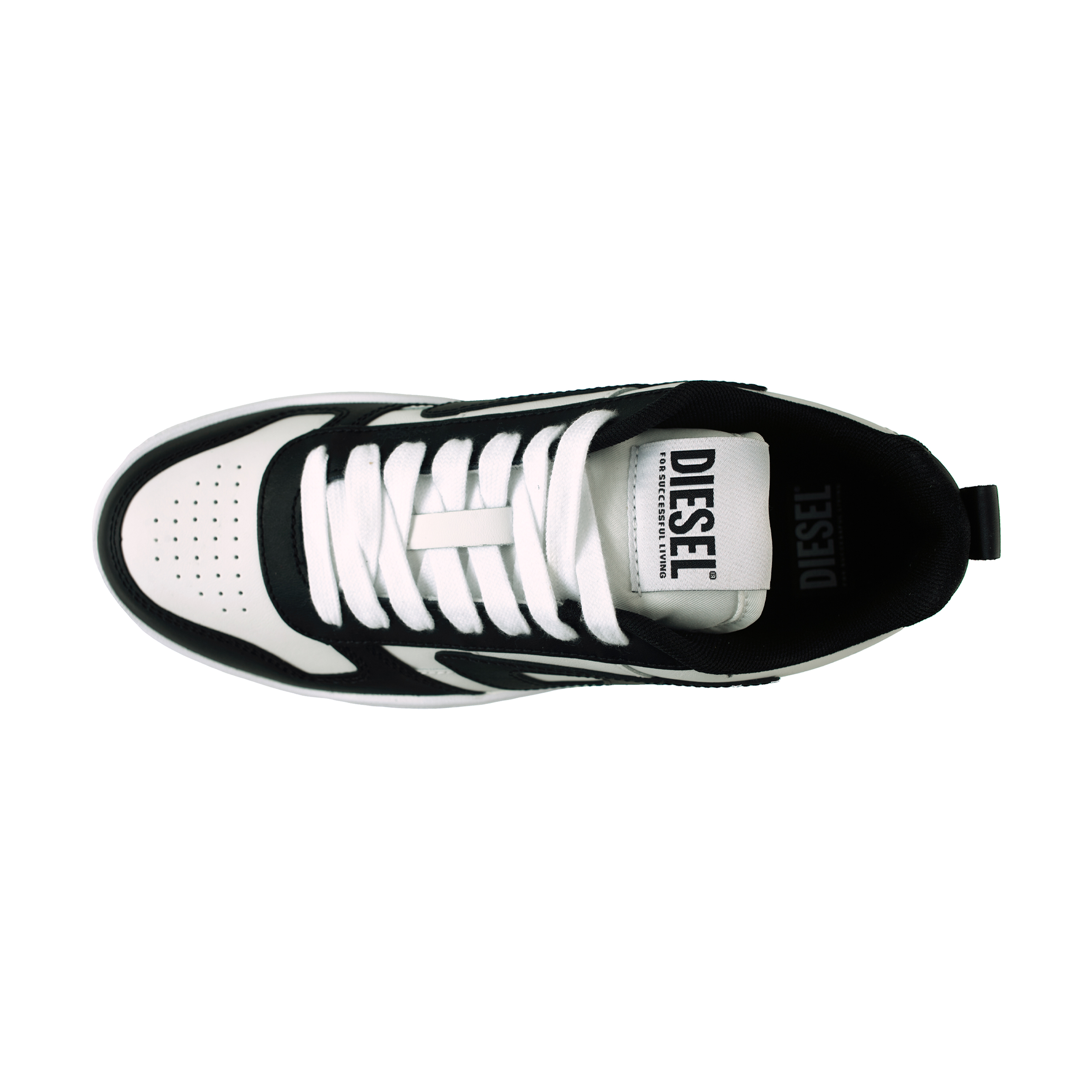 Buy Diesel men black s-ukiyo v2 low sneakers for $172 online