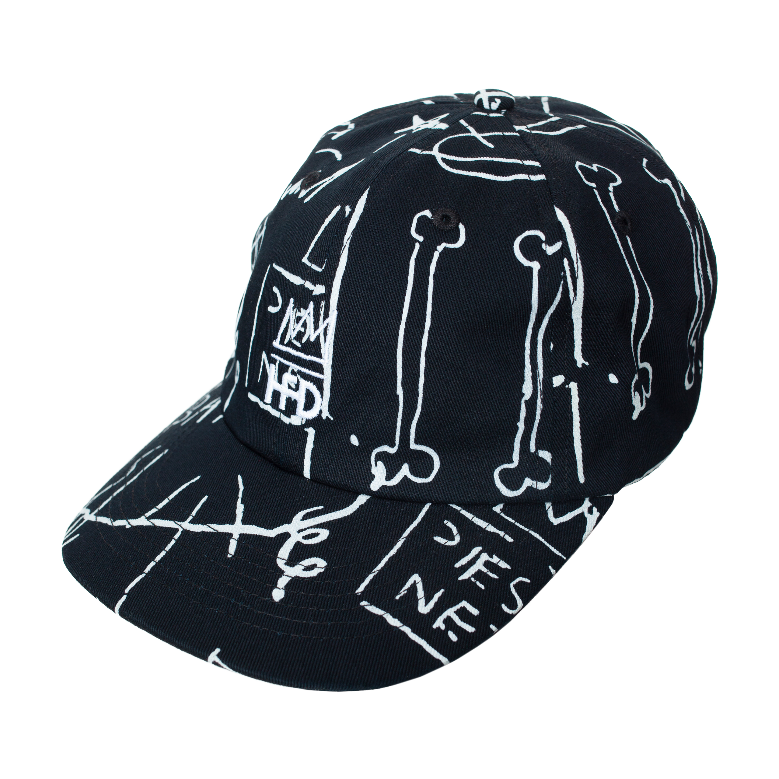 Buy Honey Fucking Dijon men black monoprint cap for $144