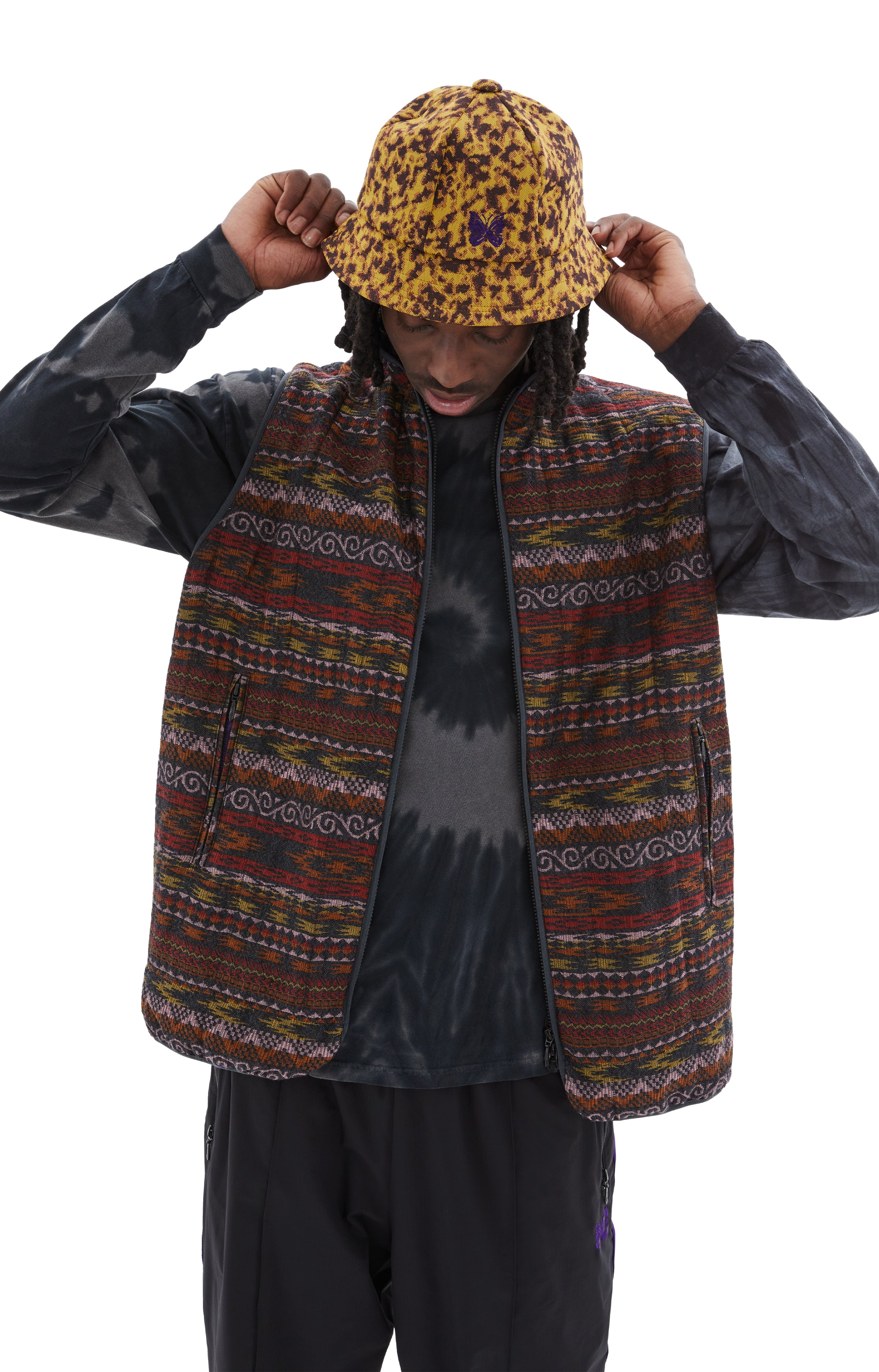 Buy Needles men piping quilt vest for $172 online on SV77, NS094
